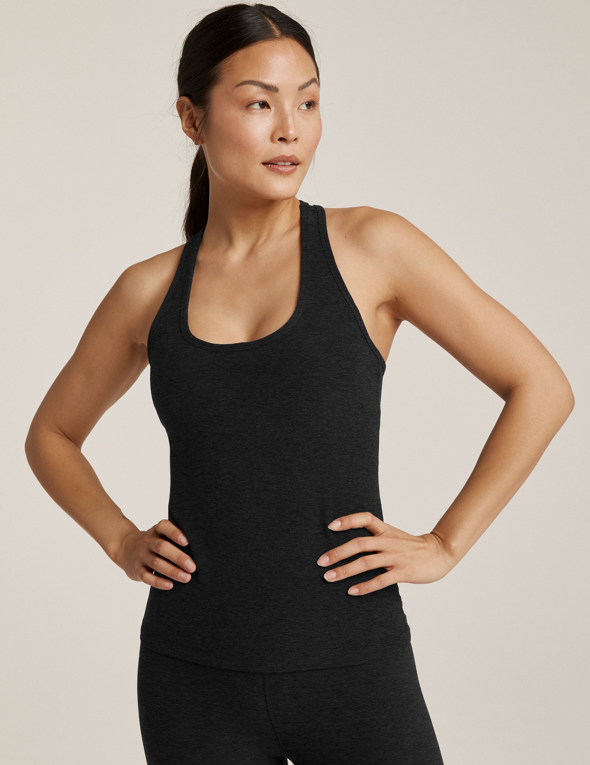 Spacedye™ Step Up Racerback Tank - Darkest Night
