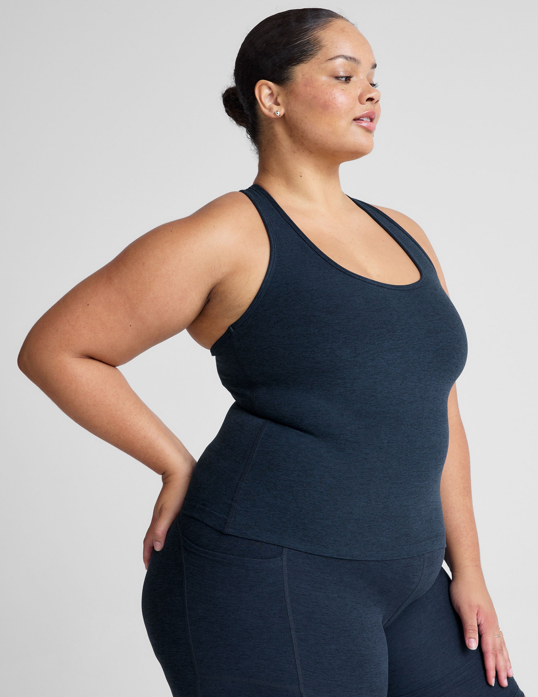 Spacedye™ Step Up Racerback Tank - Nocturnal Navy
