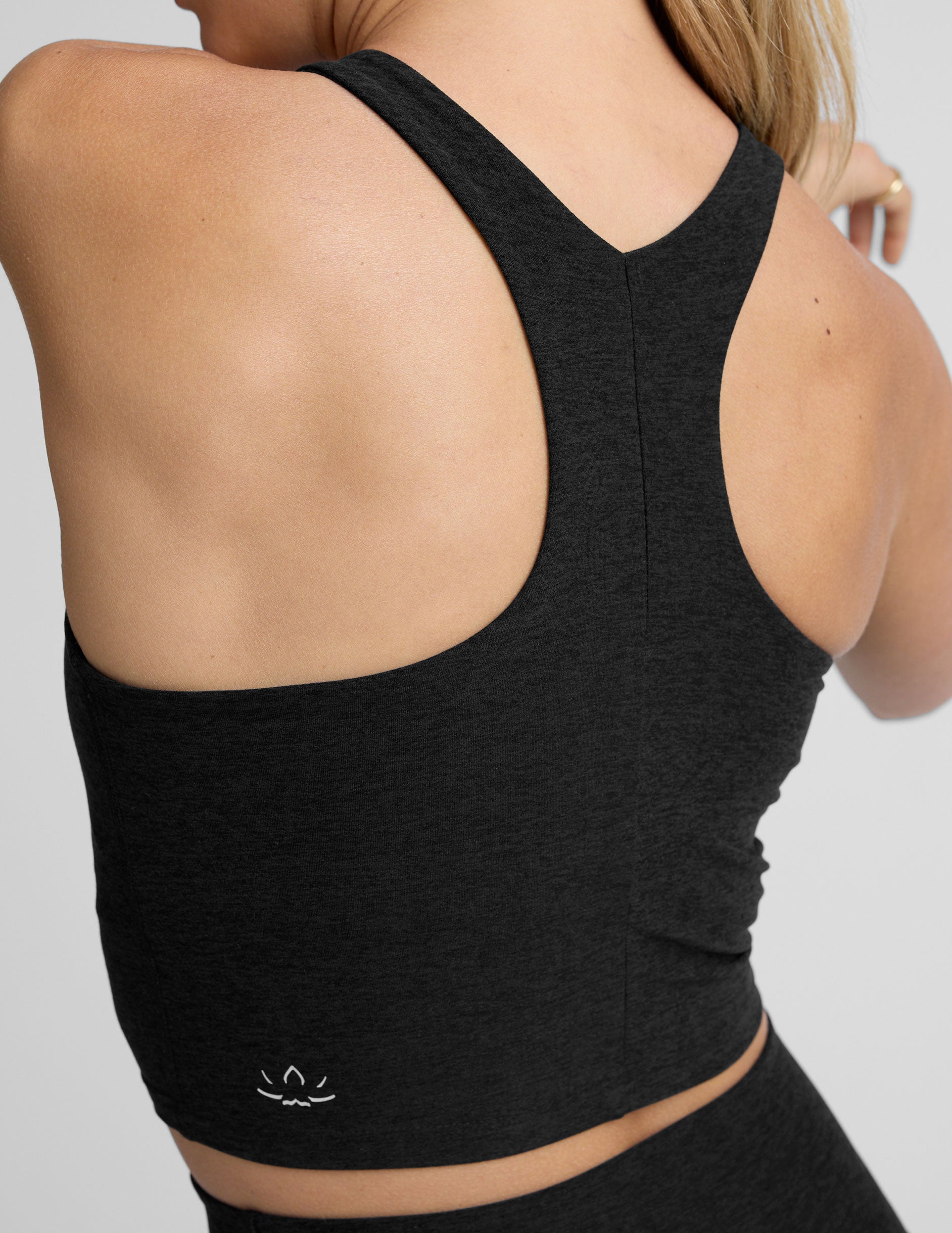 Spacedye™ Refocus Cropped Tank - Darkest Night