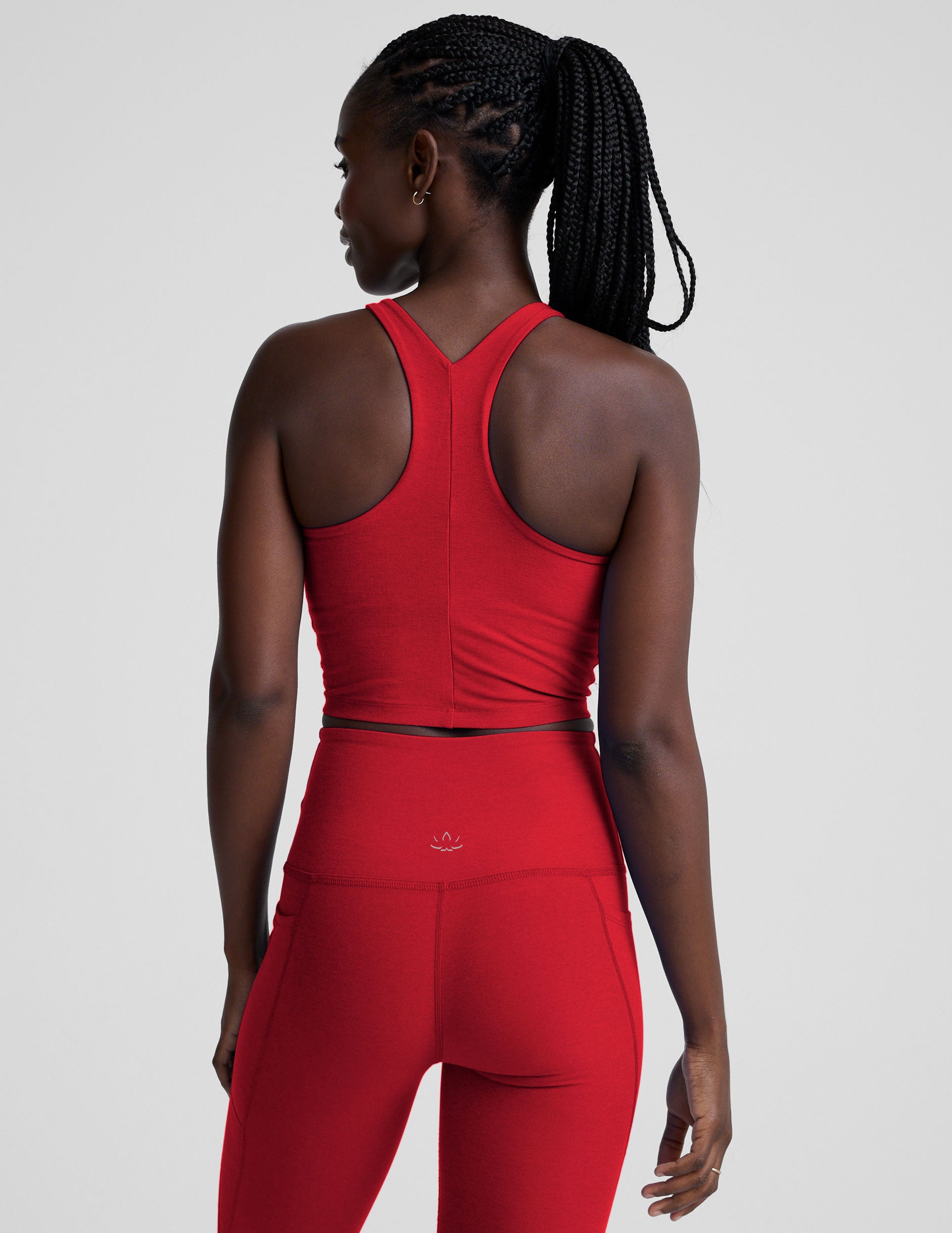 Spacedye™ Refocus Cropped Tank - Holly Red Heather
