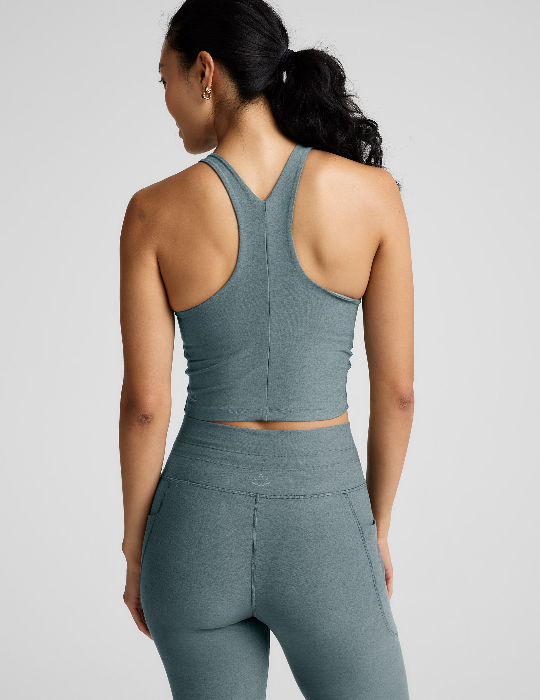 Spacedye™ Refocus Cropped Tank - Storm Heather