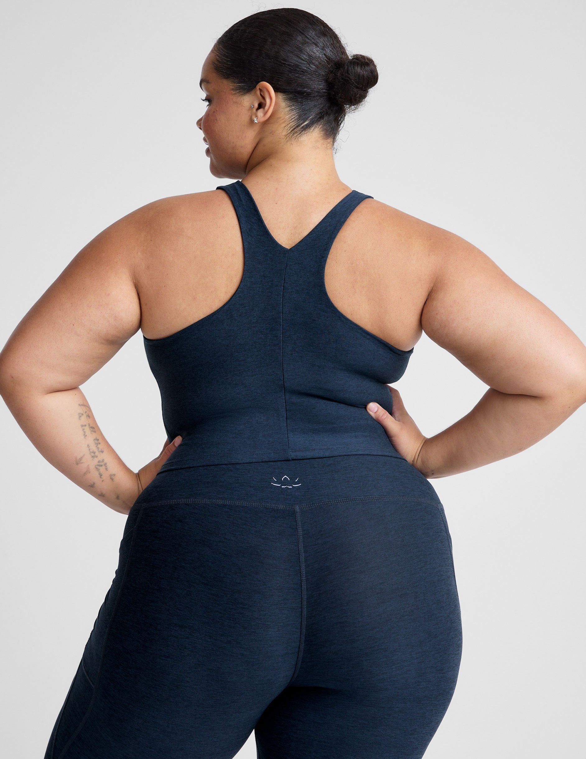 Spacedye™ Refocus Cropped Tank - Nocturnal Navy