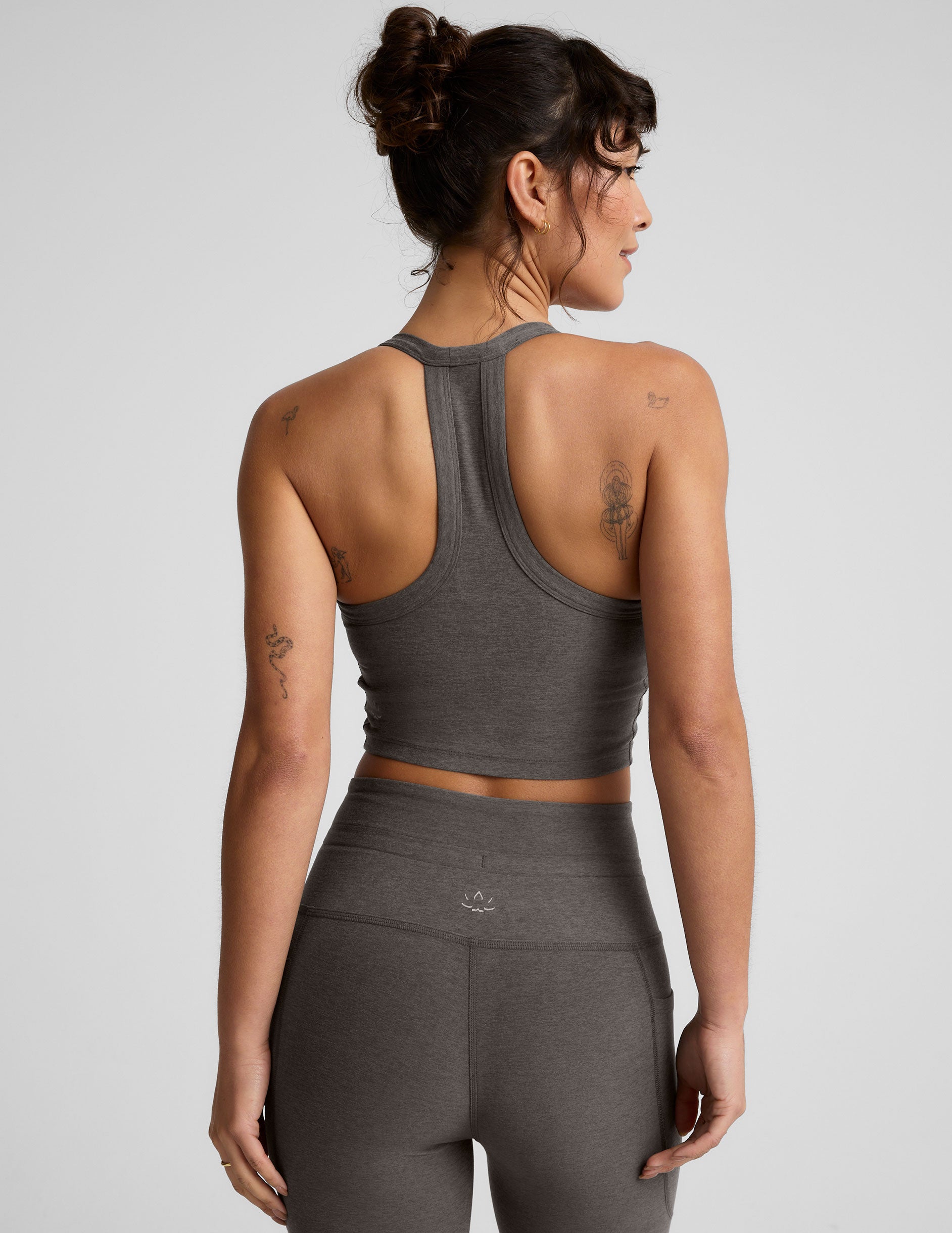 Spacedye™ On The Up Cropped Tank - True Gray Heather