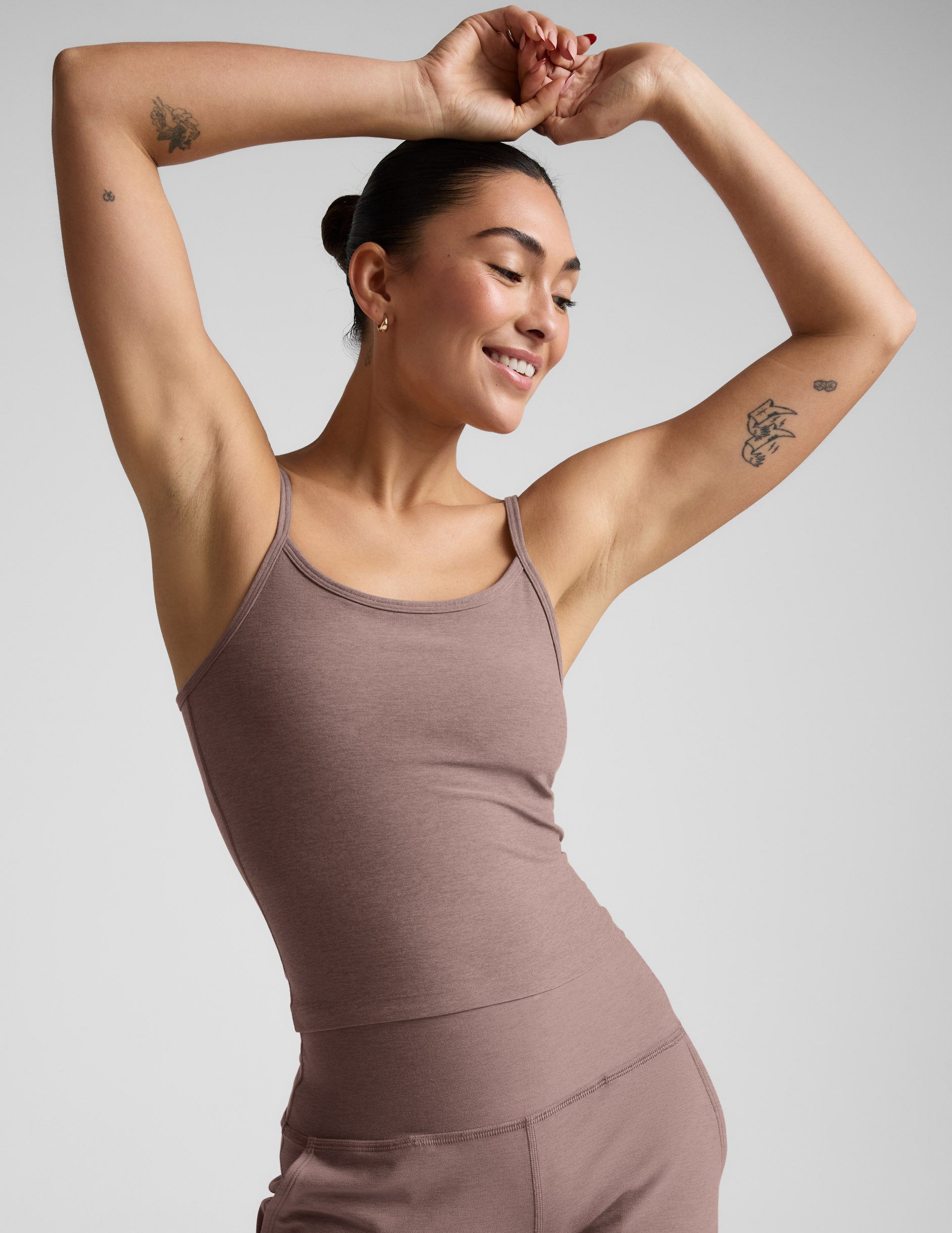 Spacedye™ Forever Tank - Rosey Taupe Heather