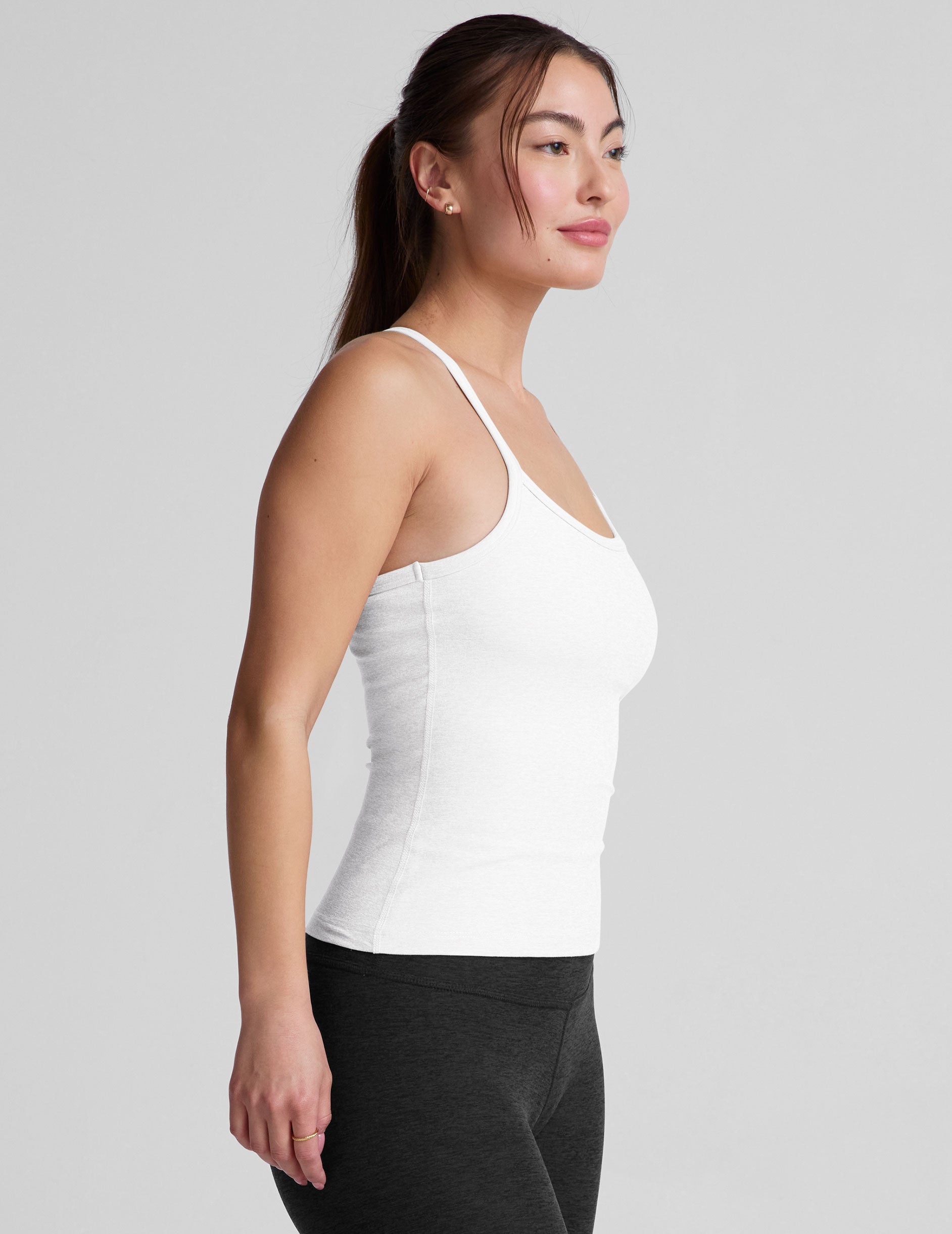 Spacedye™ Slim Racerback Tank - Cloud White