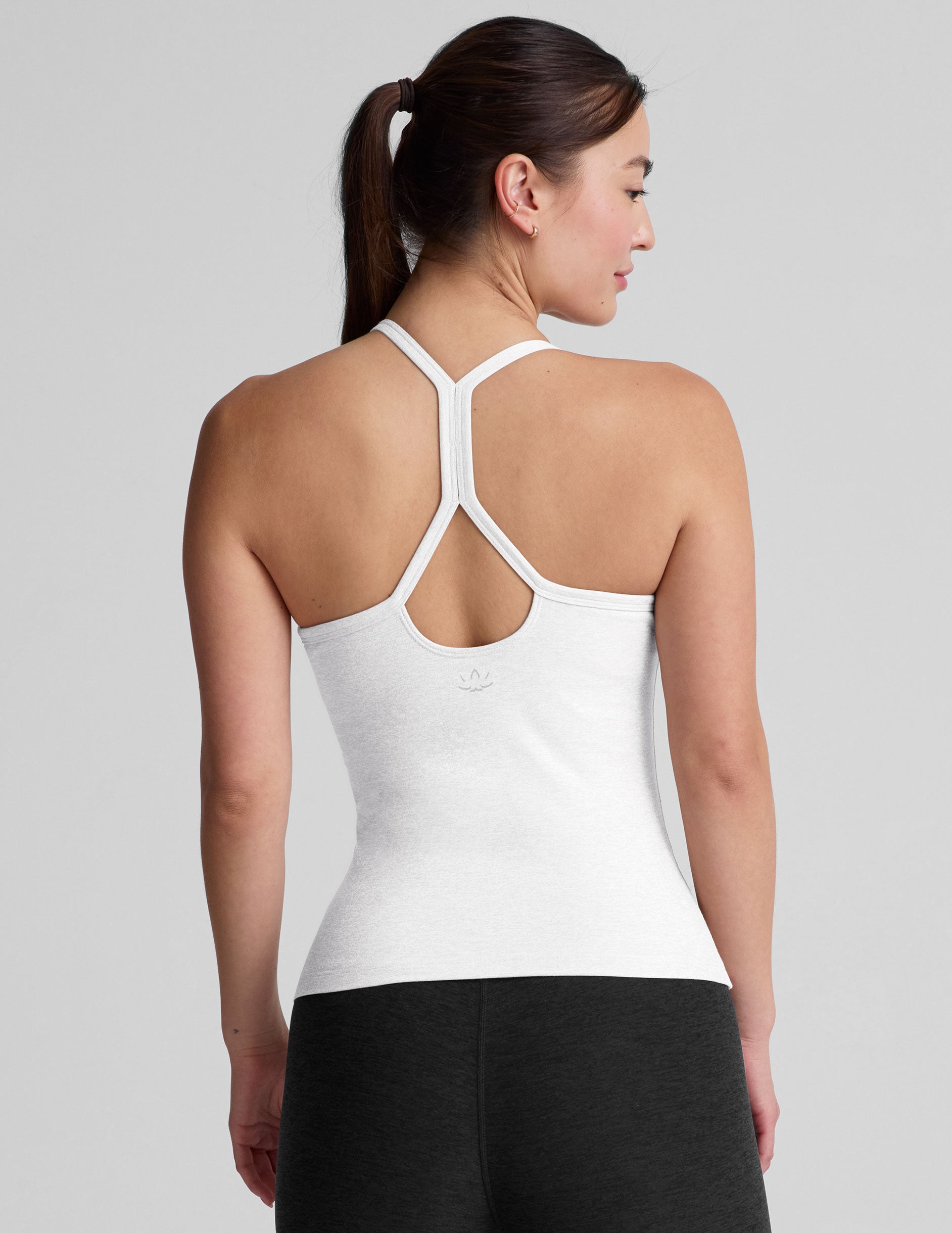 Spacedye™ Slim Racerback Tank - Cloud White