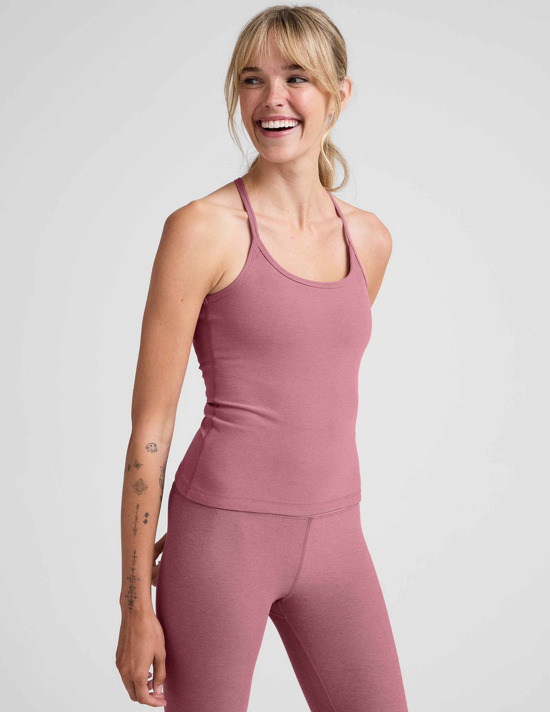 Spacedye™ Slim Racerback Tank - Orchid Blossom Heather