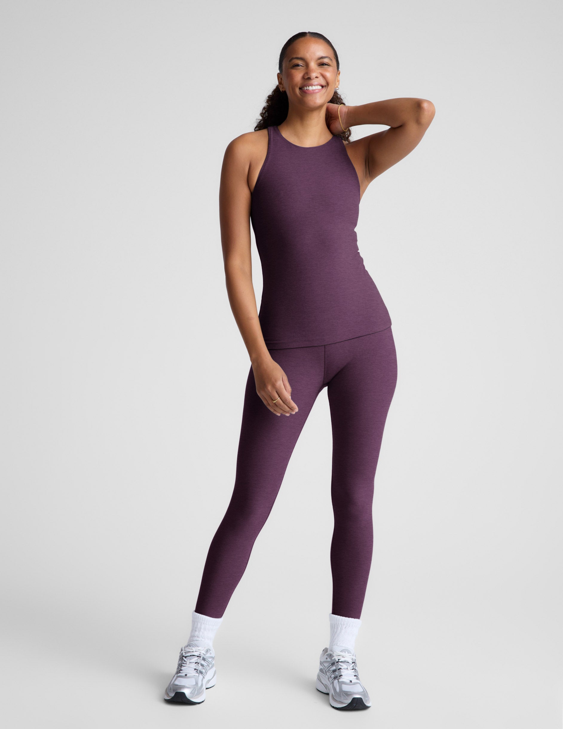 Spacedye™ Refocus Tank - Brilliant Blackberry Heather