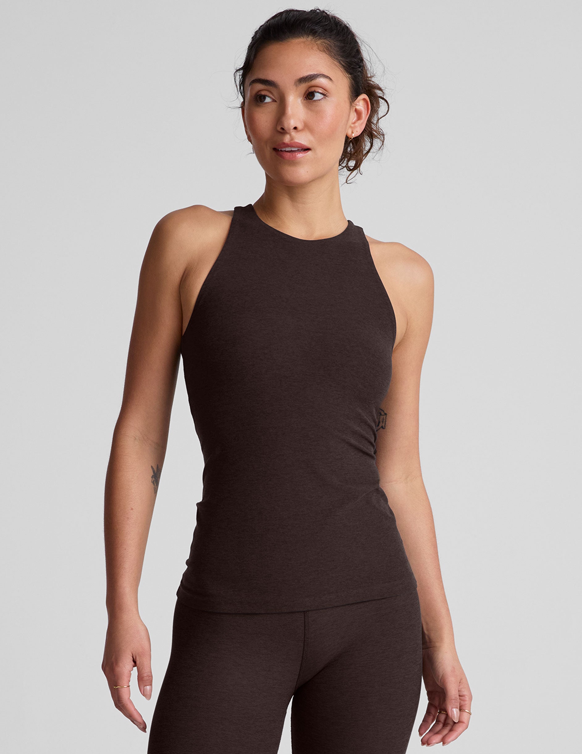 Spacedye™ Refocus Tank - Dark Chocolate Heather