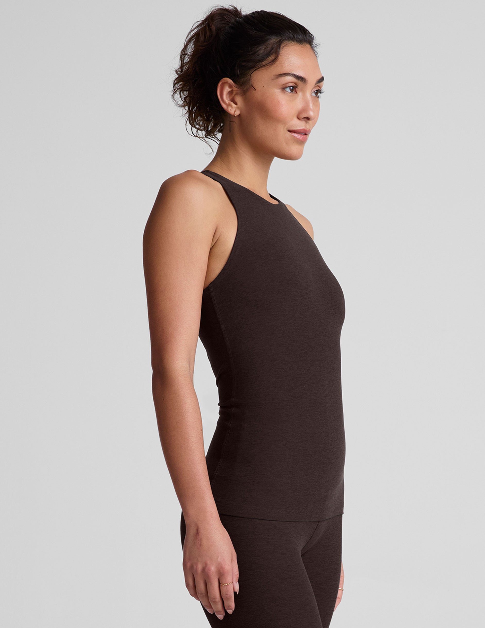 Spacedye™ Refocus Tank - Dark Chocolate Heather