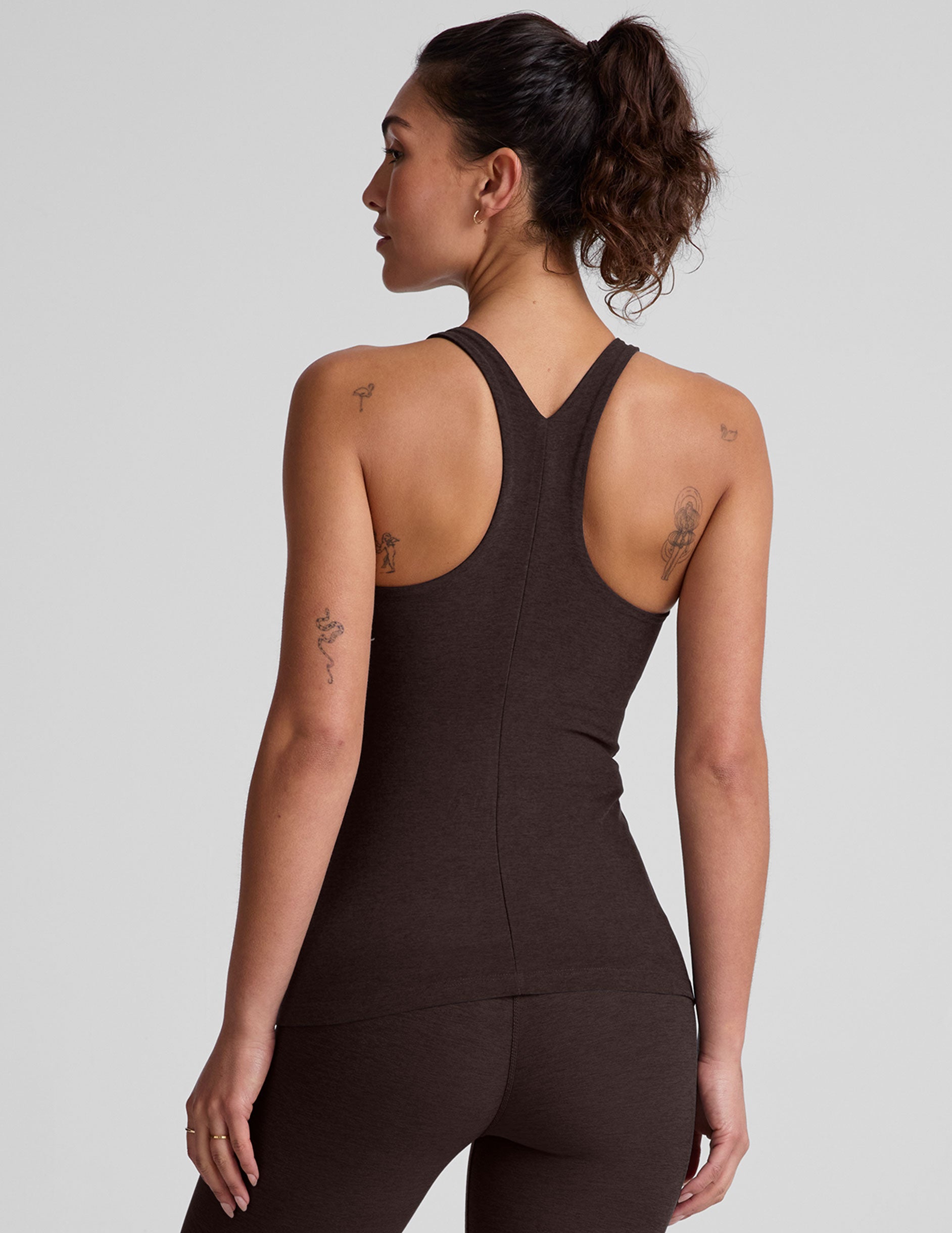 Spacedye™ Refocus Tank - Dark Chocolate Heather
