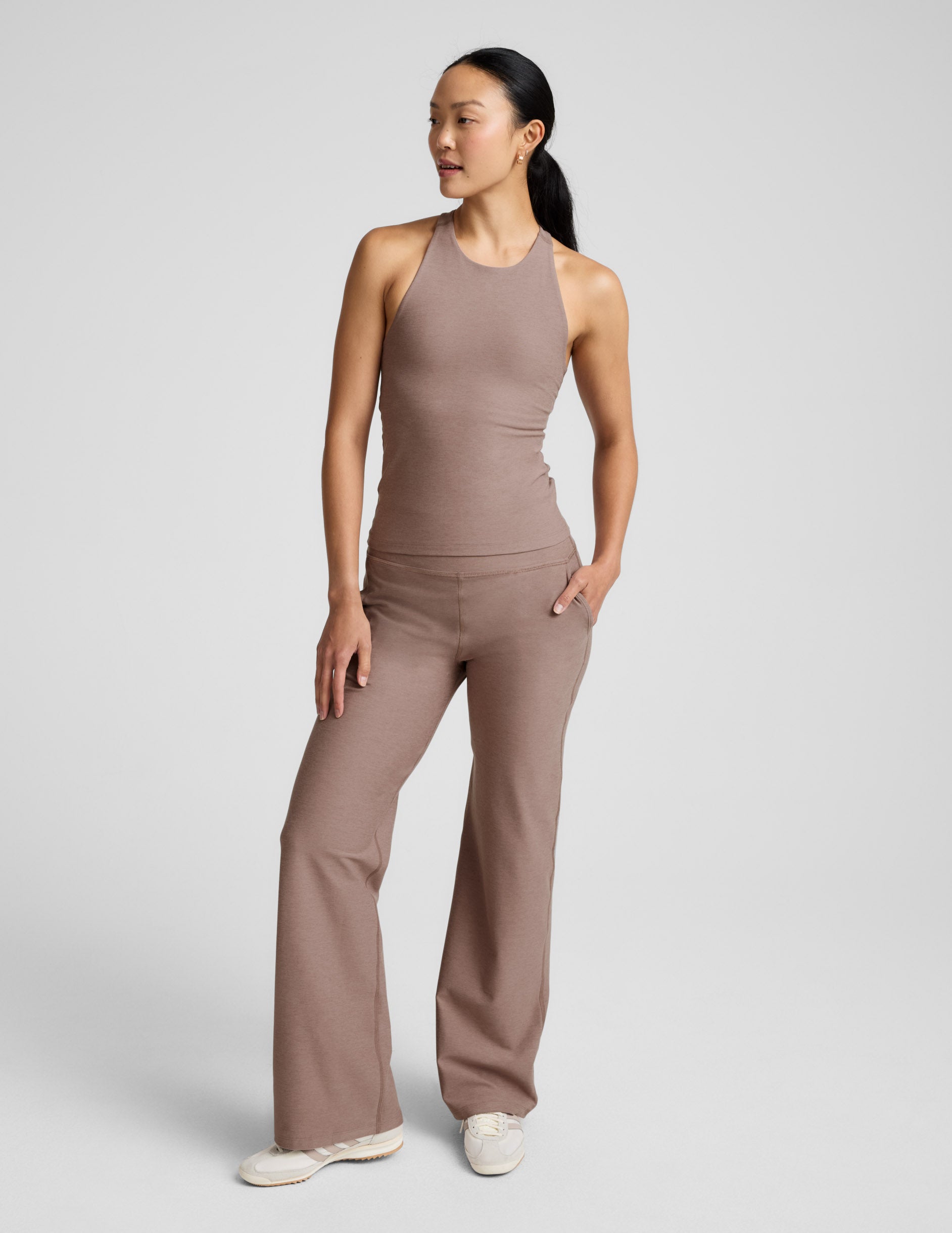 Spacedye™ Refocus Tank - Rosey Taupe Heather