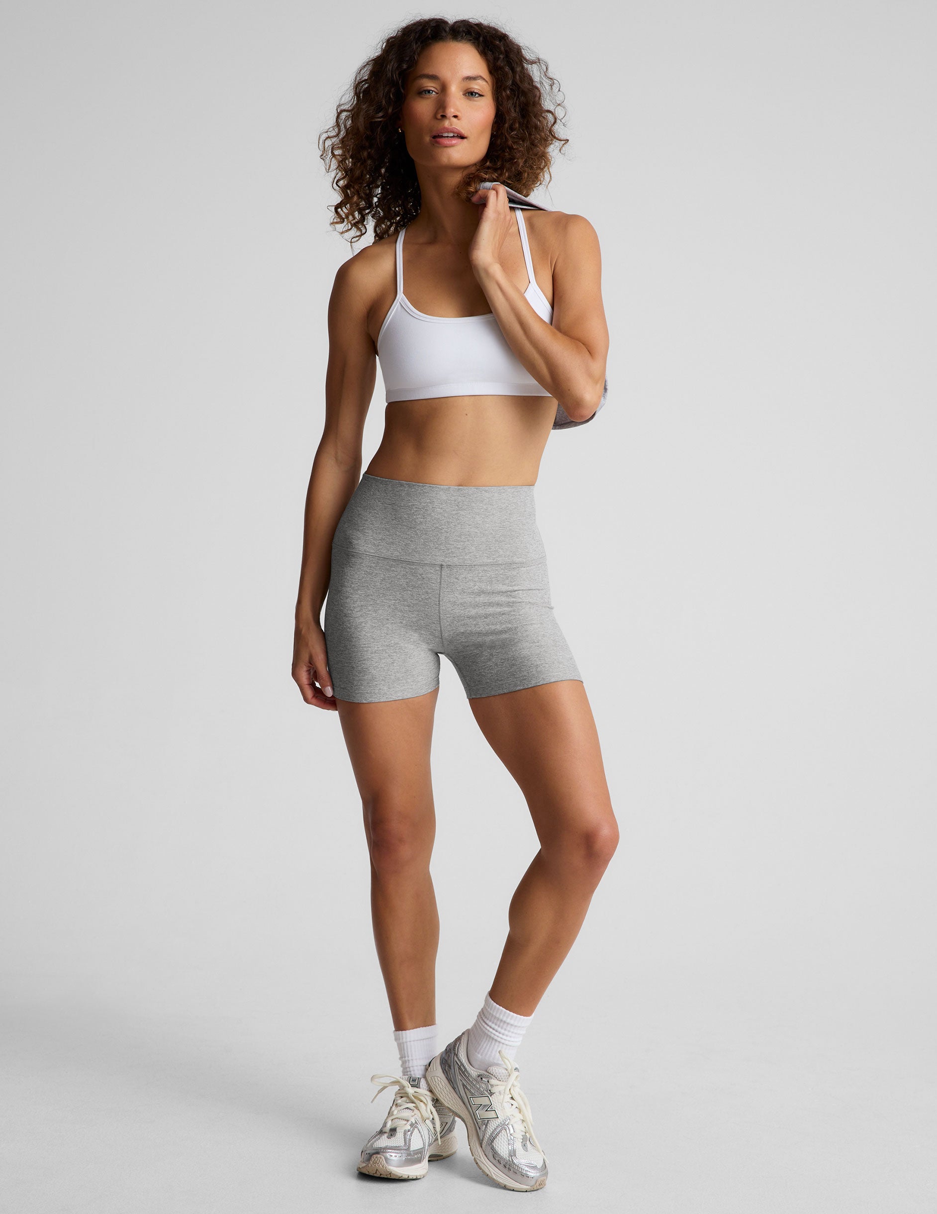 Spacedye™ Keep Pace 3" Short - Silver Mist