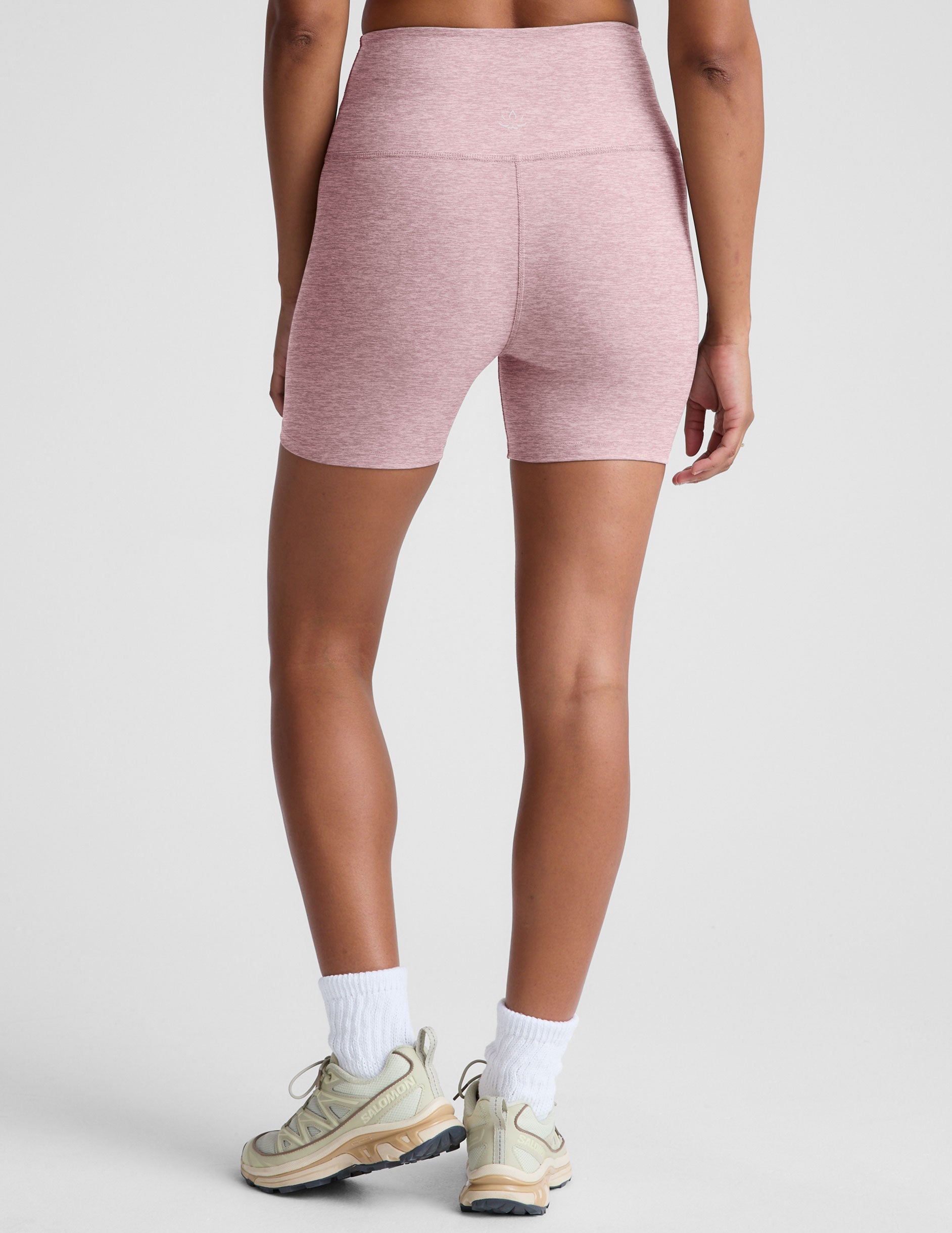 Spacedye™ Keep Pace 5" Biker Short - Blush Blooms Heather