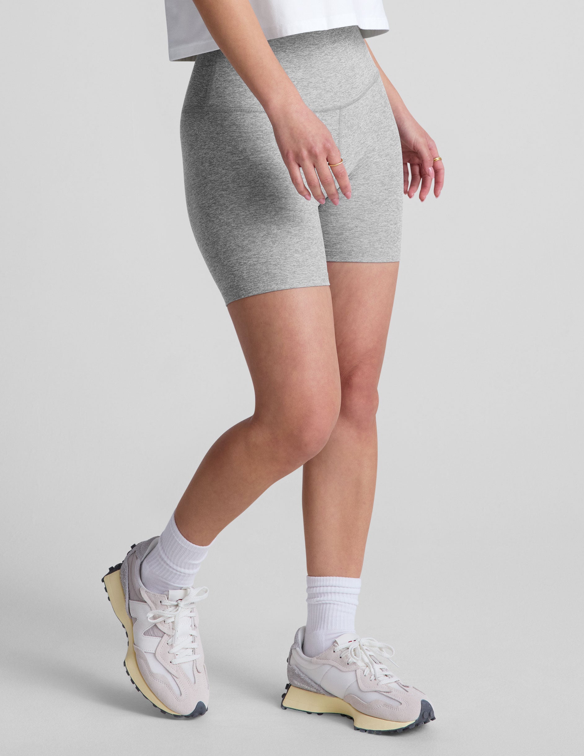 Spacedye™ Keep Pace 5" Short - Silver Mist