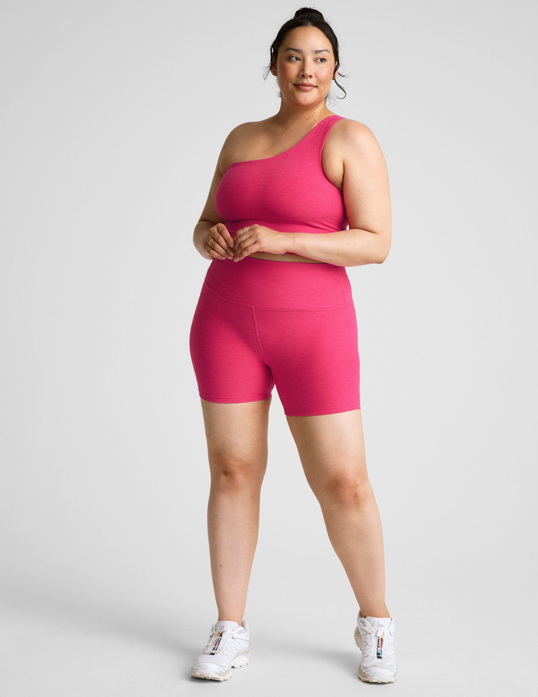 Spacedye™ Keep Pace 5" Short - Vivid Pink Heather