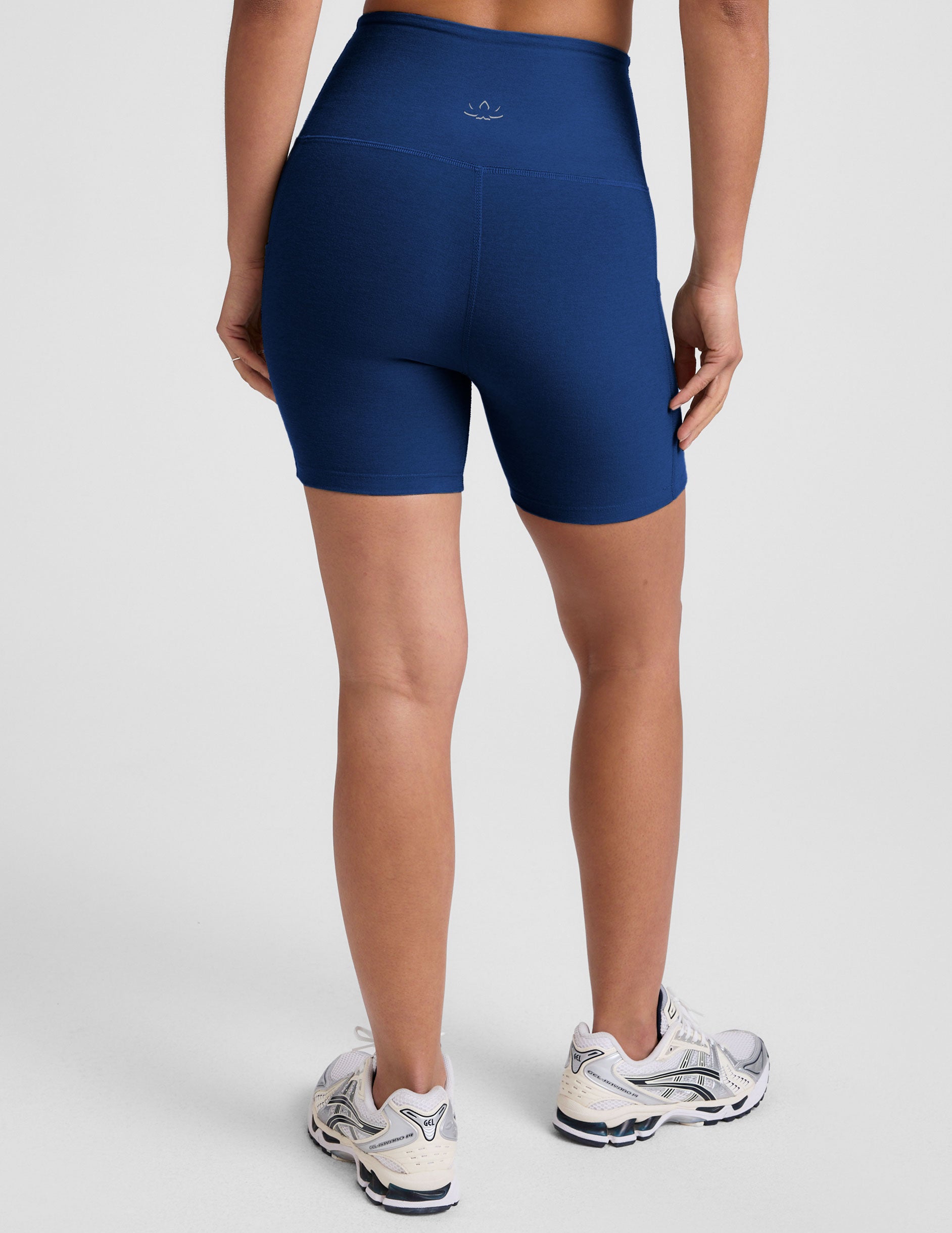 Spacedye™ Keep Pace 5" Pocket Short - Marine Blue Heather