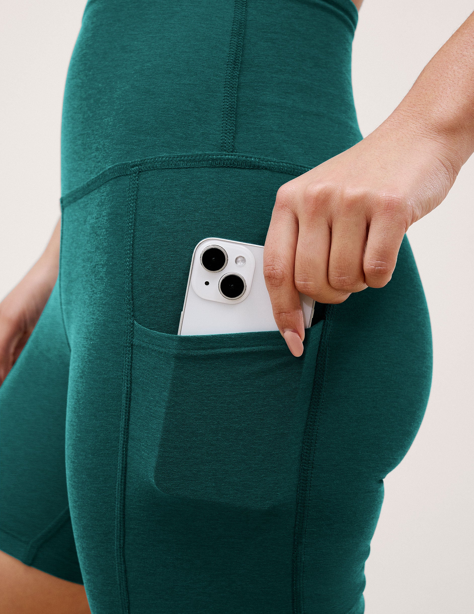 Spacedye™ Keep Pace 5" Pocket Short - Teal Sea Heather