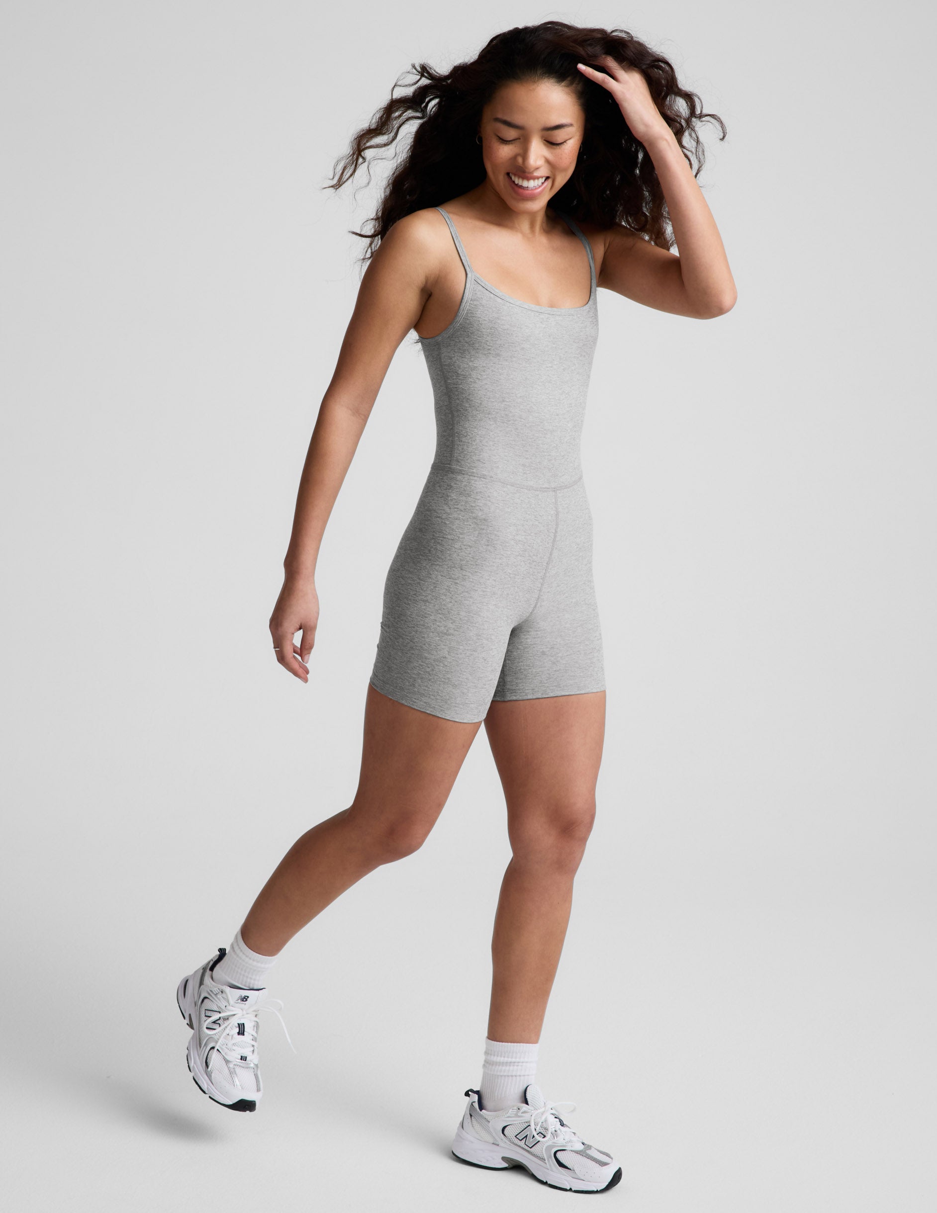 Spacedye™ Keep Pace Biker Jumpsuit - Silver Mist