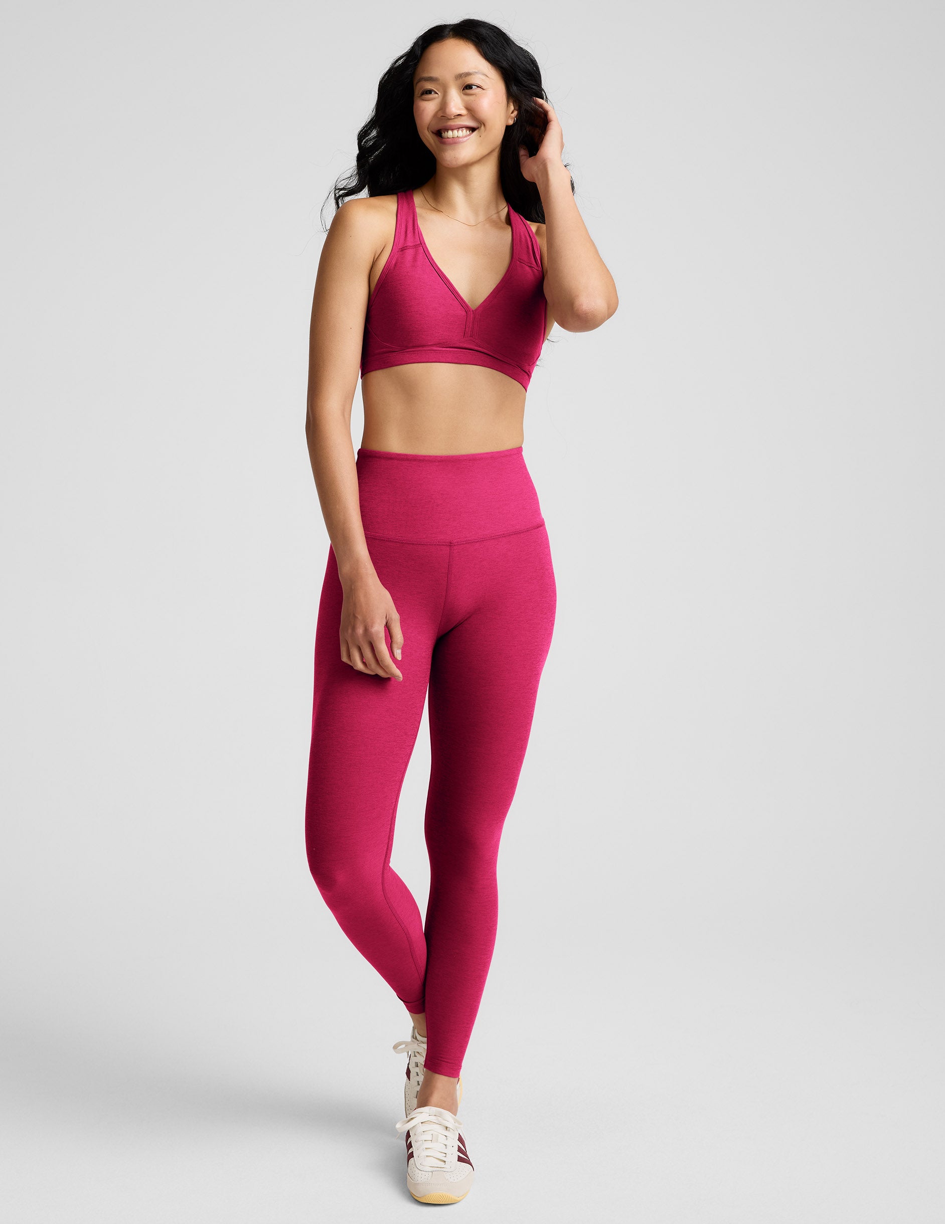 Spacedye™ Lift Your Spirits Bra - Berry Red Heather