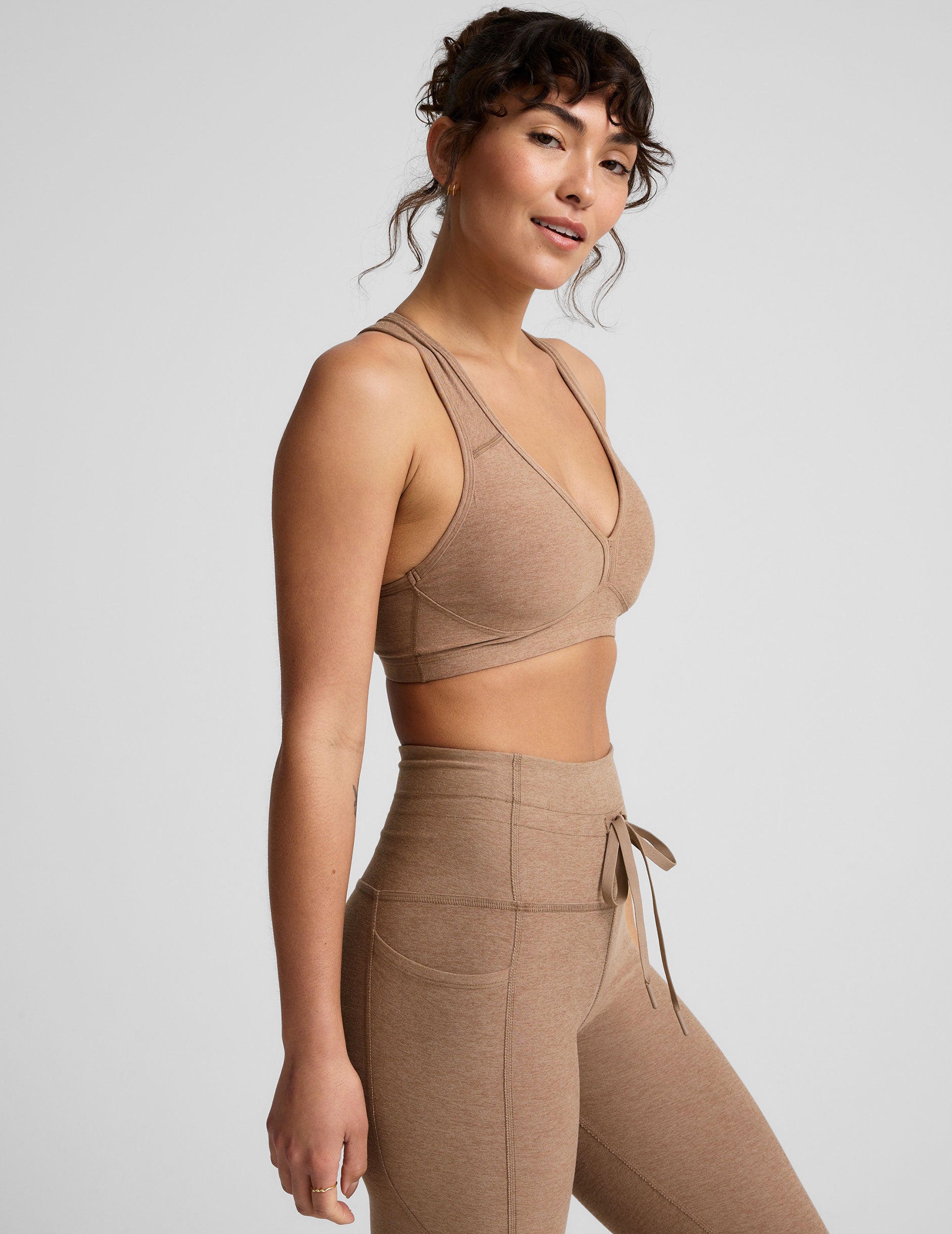 Spacedye™ Lift Your Spirits Bra - Desert Sand Heather