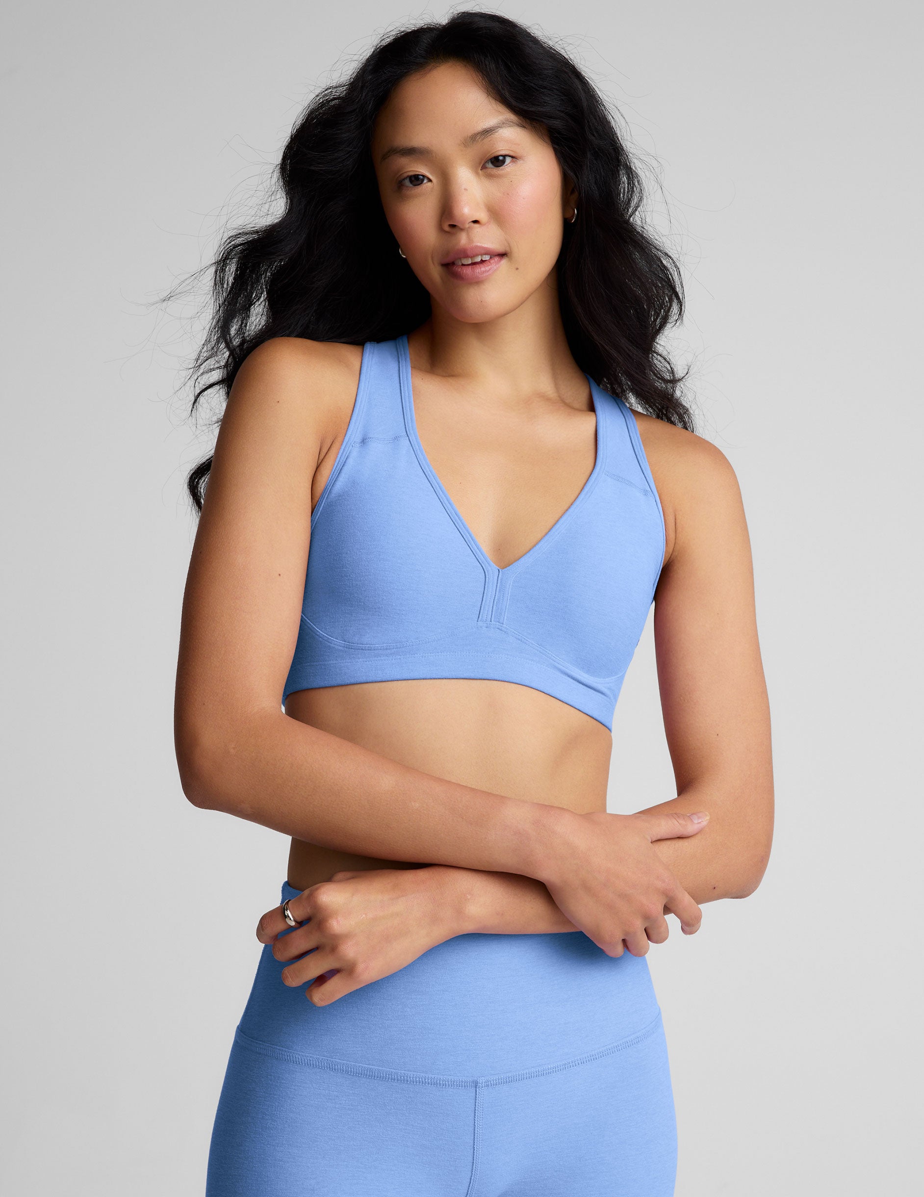 Spacedye™ Lift Your Spirits Bra - Flower Blue Heather