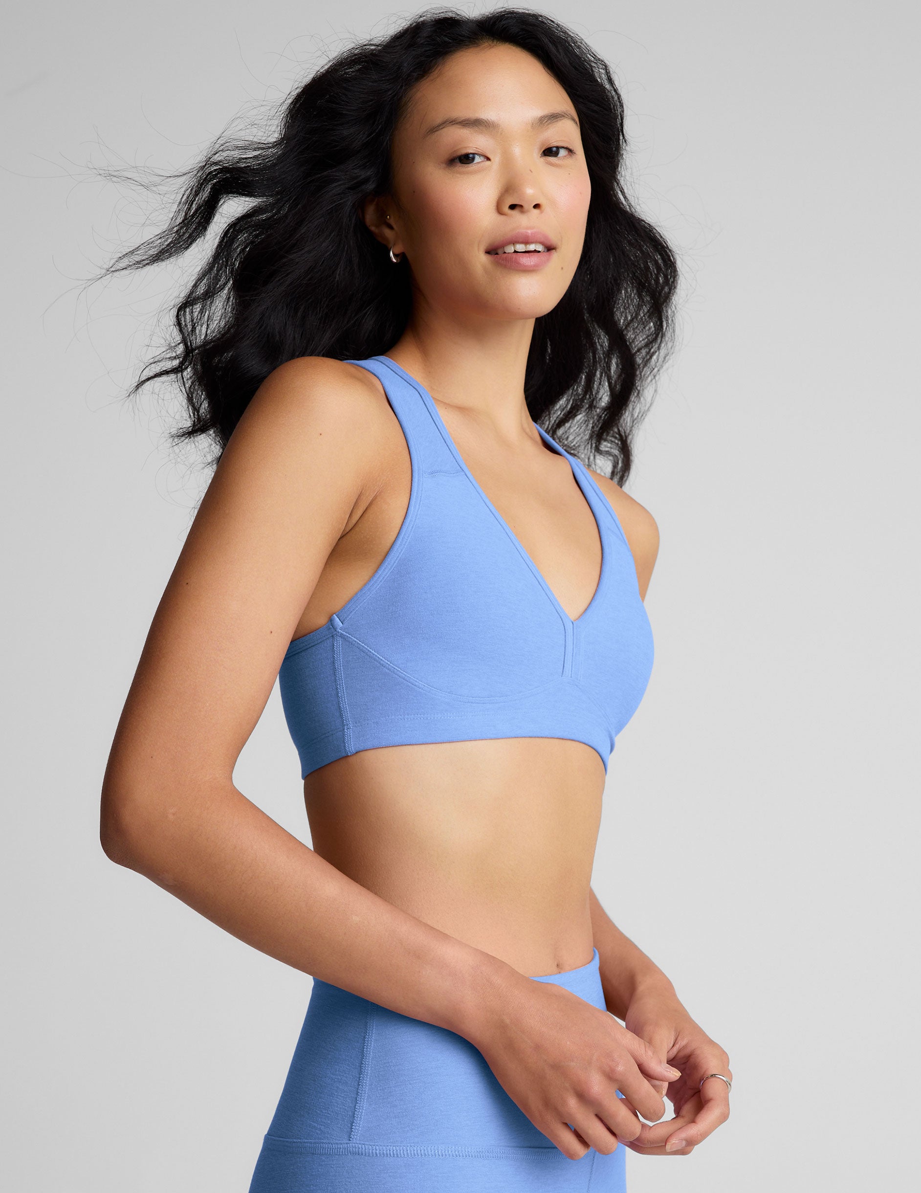 Spacedye™ Lift Your Spirits Bra - Flower Blue Heather