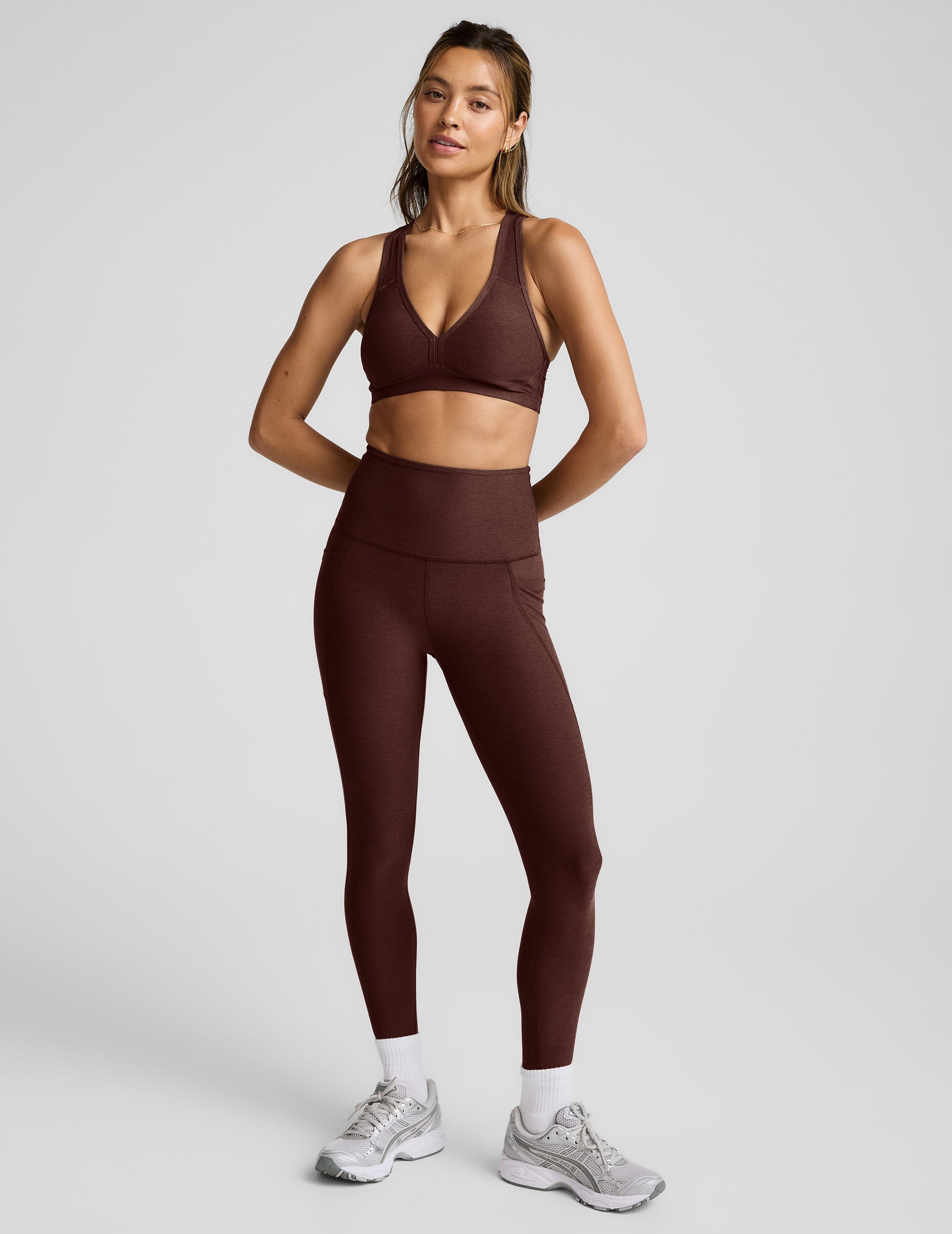Spacedye™ Lift Your Spirits Bra - Iced Mocha Heather
