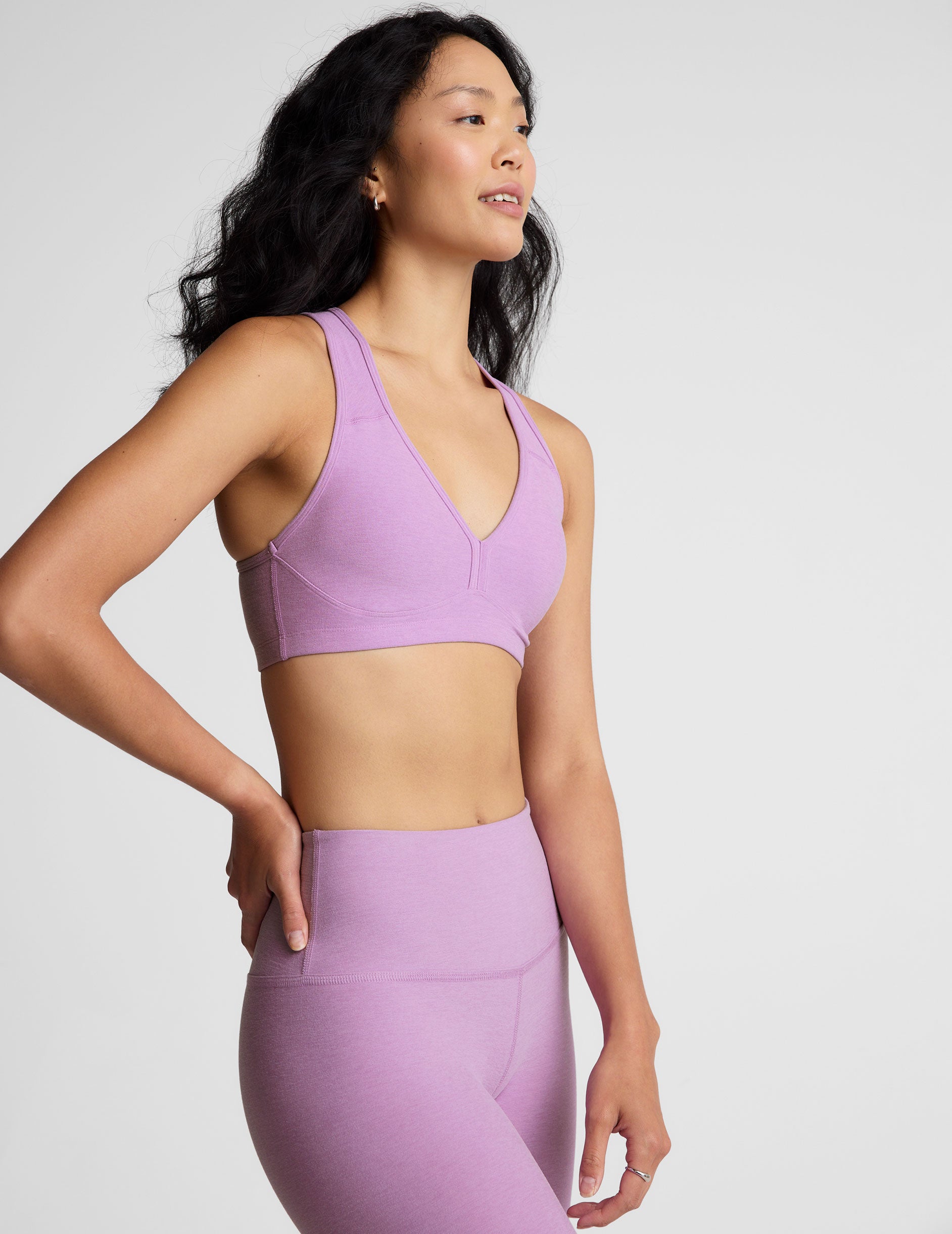 Spacedye™ Lift Your Spirits Bra - Lilac Petal Heather