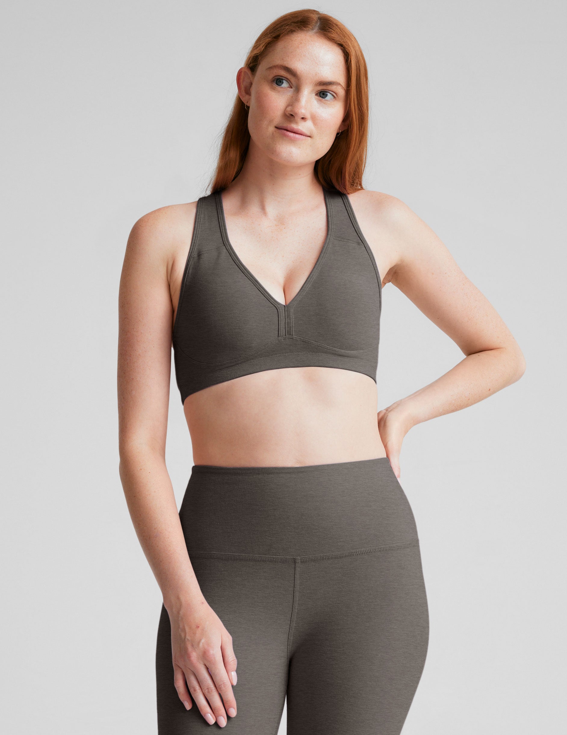 Spacedye™ Lift Your Spirits Bra - True Gray Heather