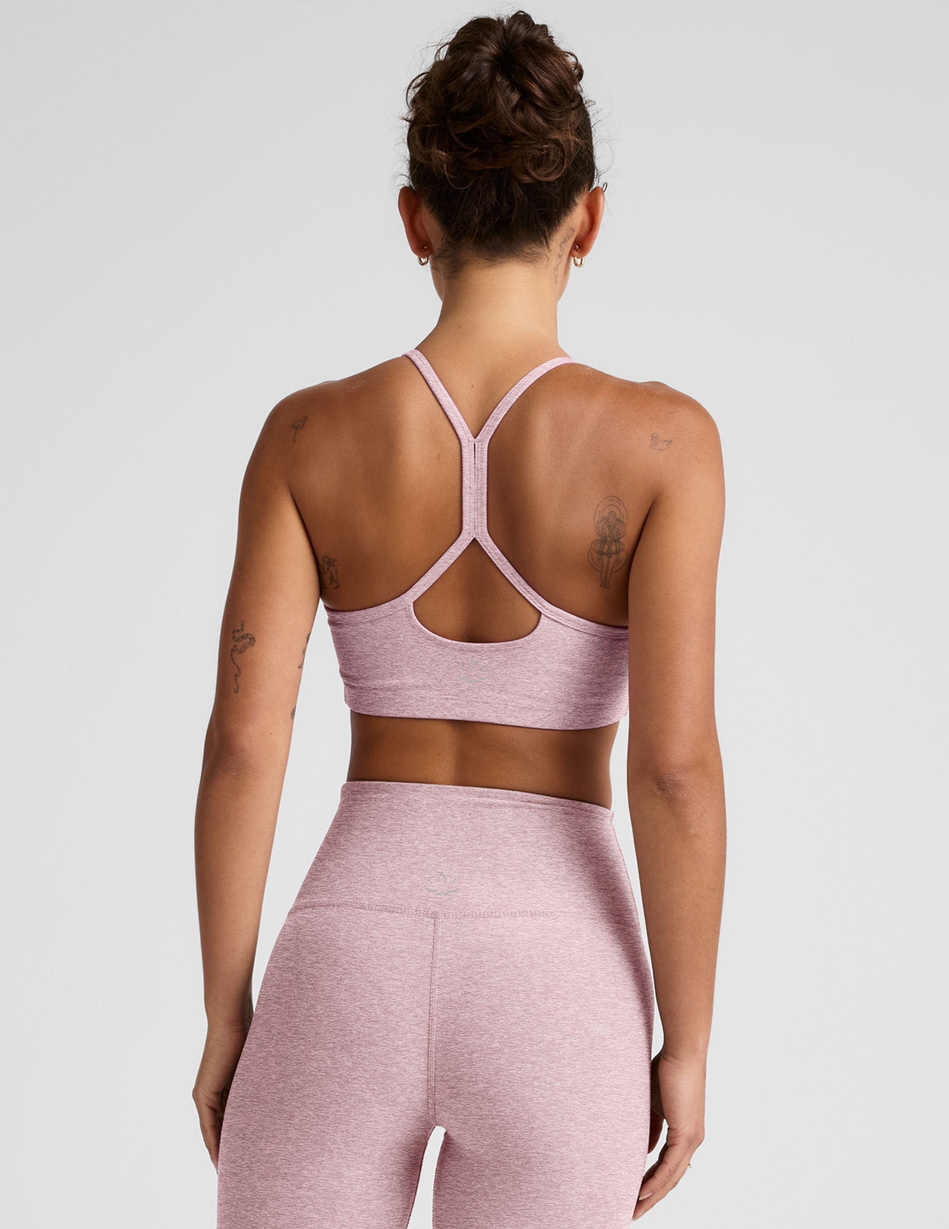 Spacedye™ Slim Racerback Bra - Blush Blooms Heather
