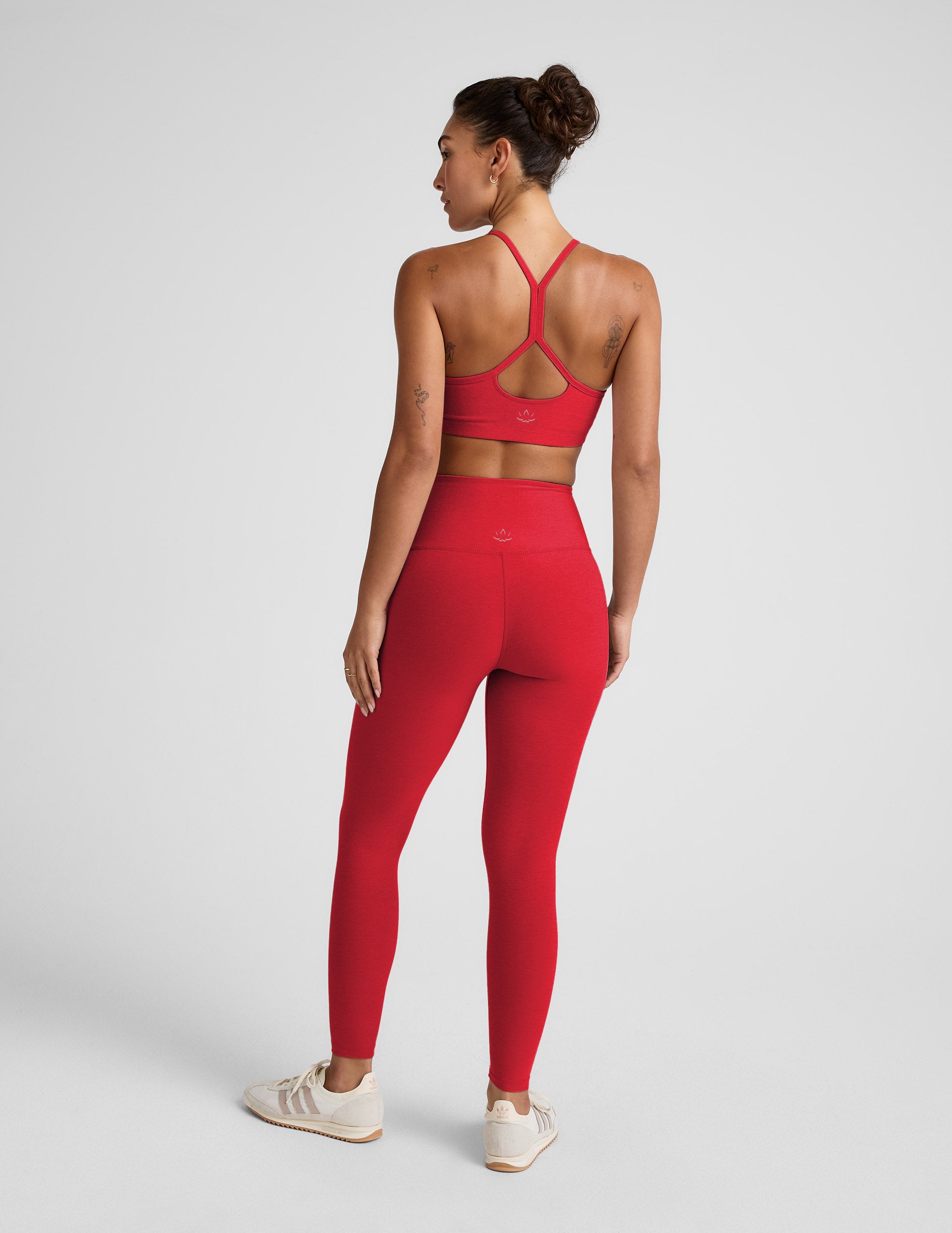 Spacedye™ Slim Racerback Bra - Chili Red Heather