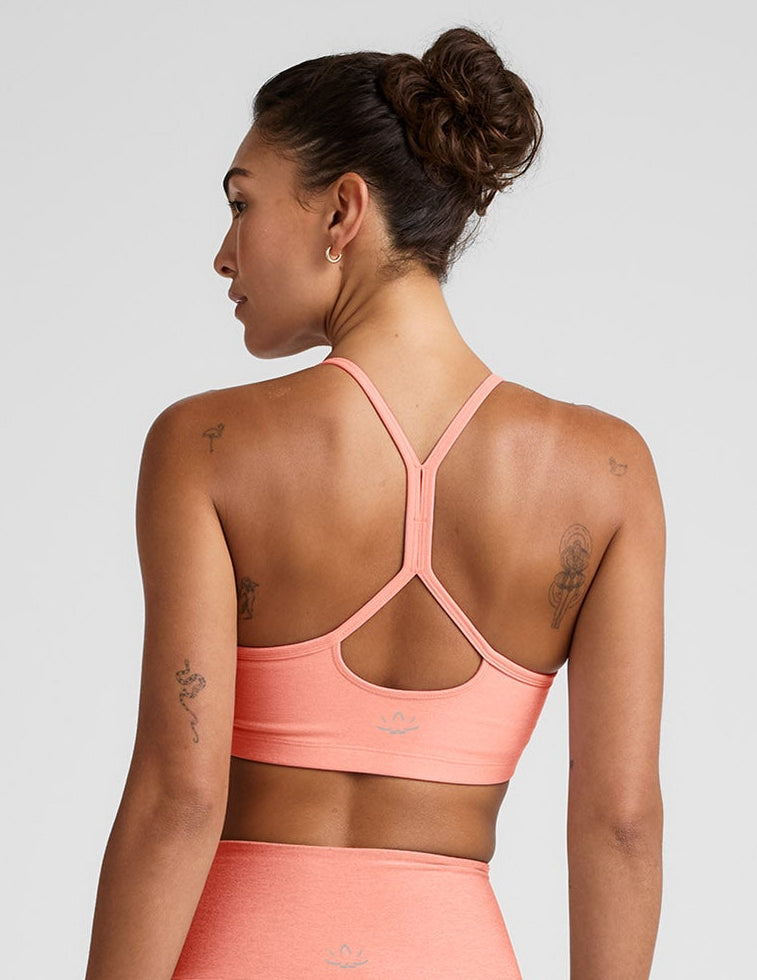 Spacedye™ Slim Racerback Bra - Dreamsicle Heather