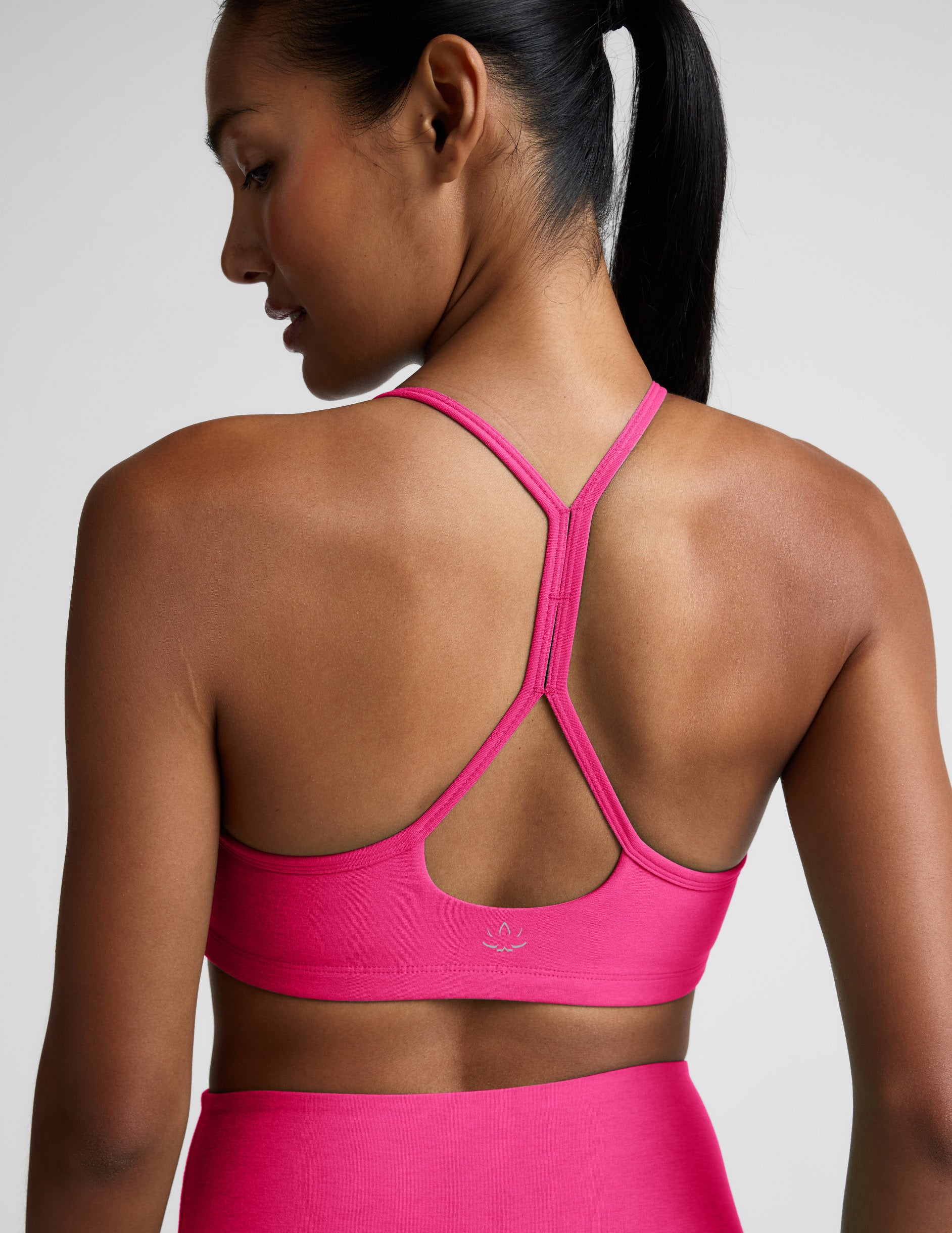 Spacedye™ Slim Racerback Bra - Pink Glow Heather