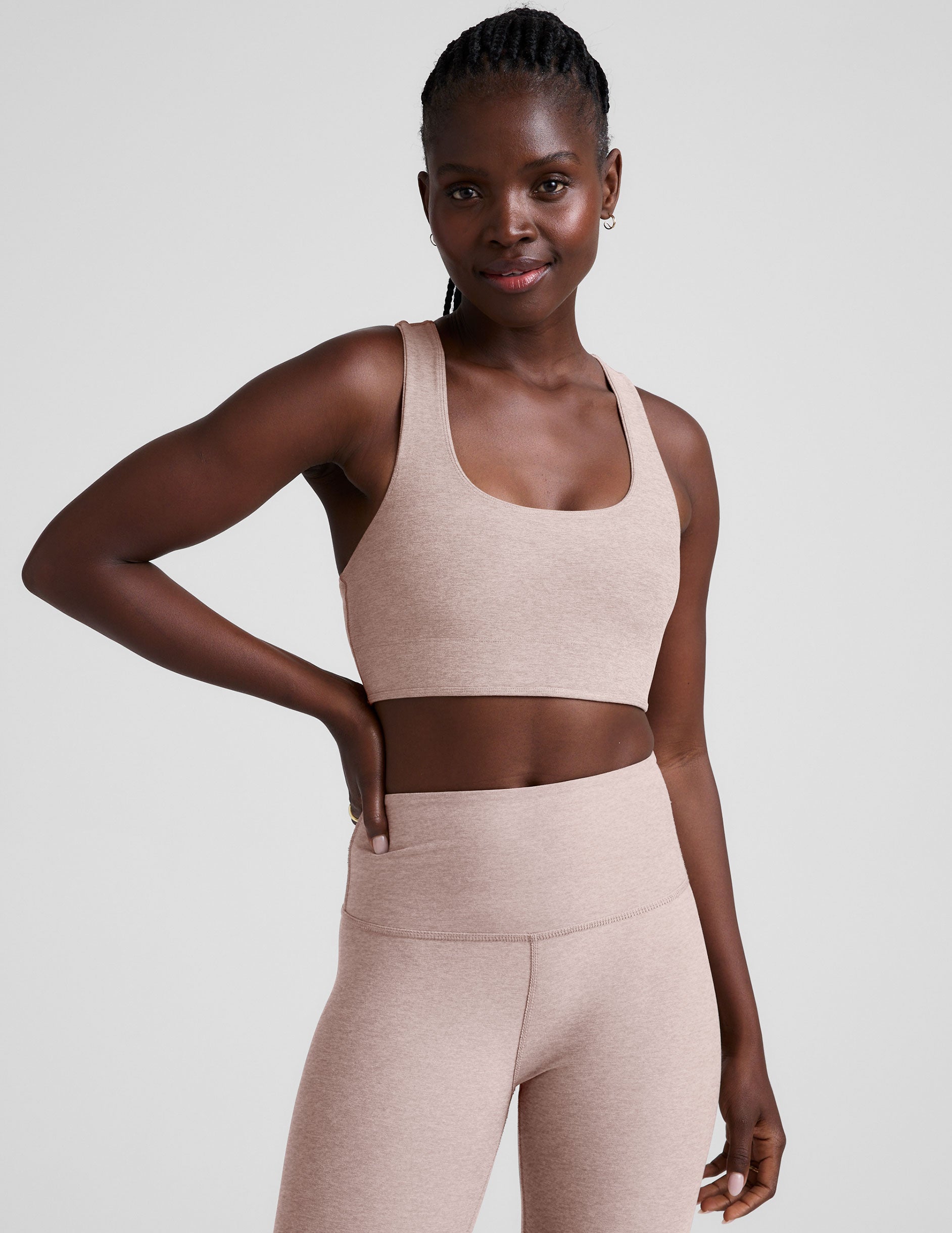 Spacedye™ Simplicity Long Line Bra 2.0 - Chai