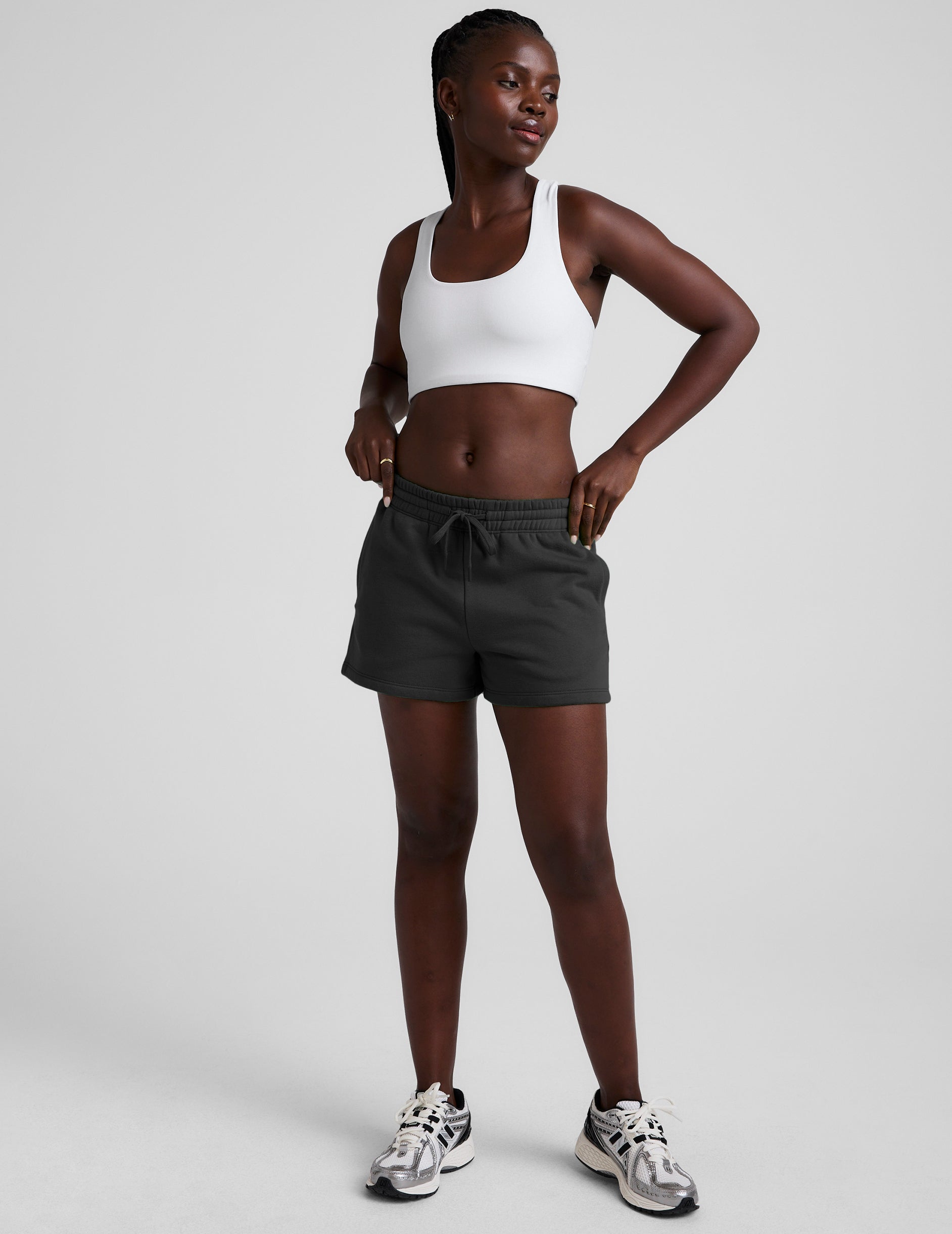 Spacedye™ Simplicity Long Line Bra 2.0 - Cloud White
