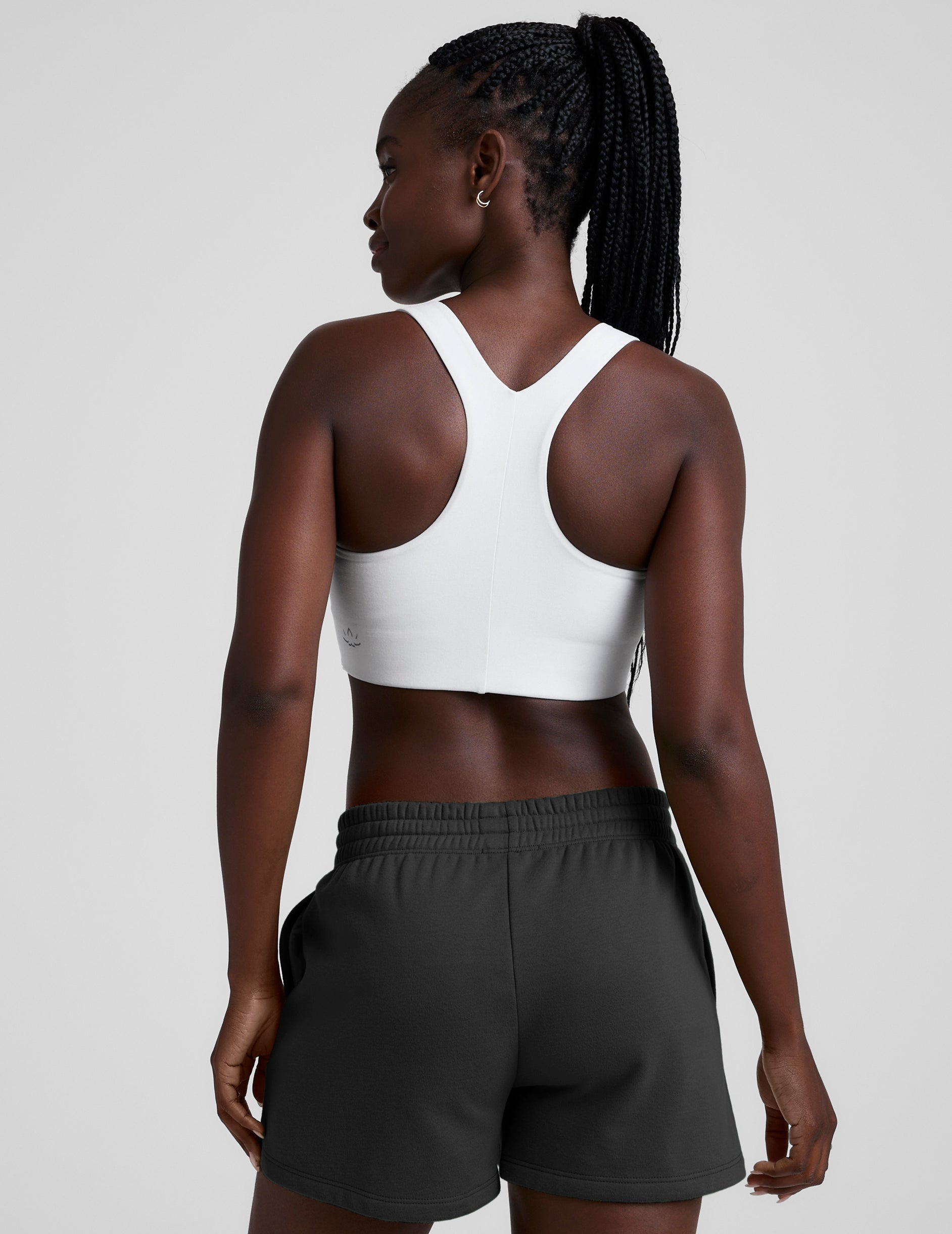Spacedye™ Simplicity Long Line Bra 2.0 - Cloud White