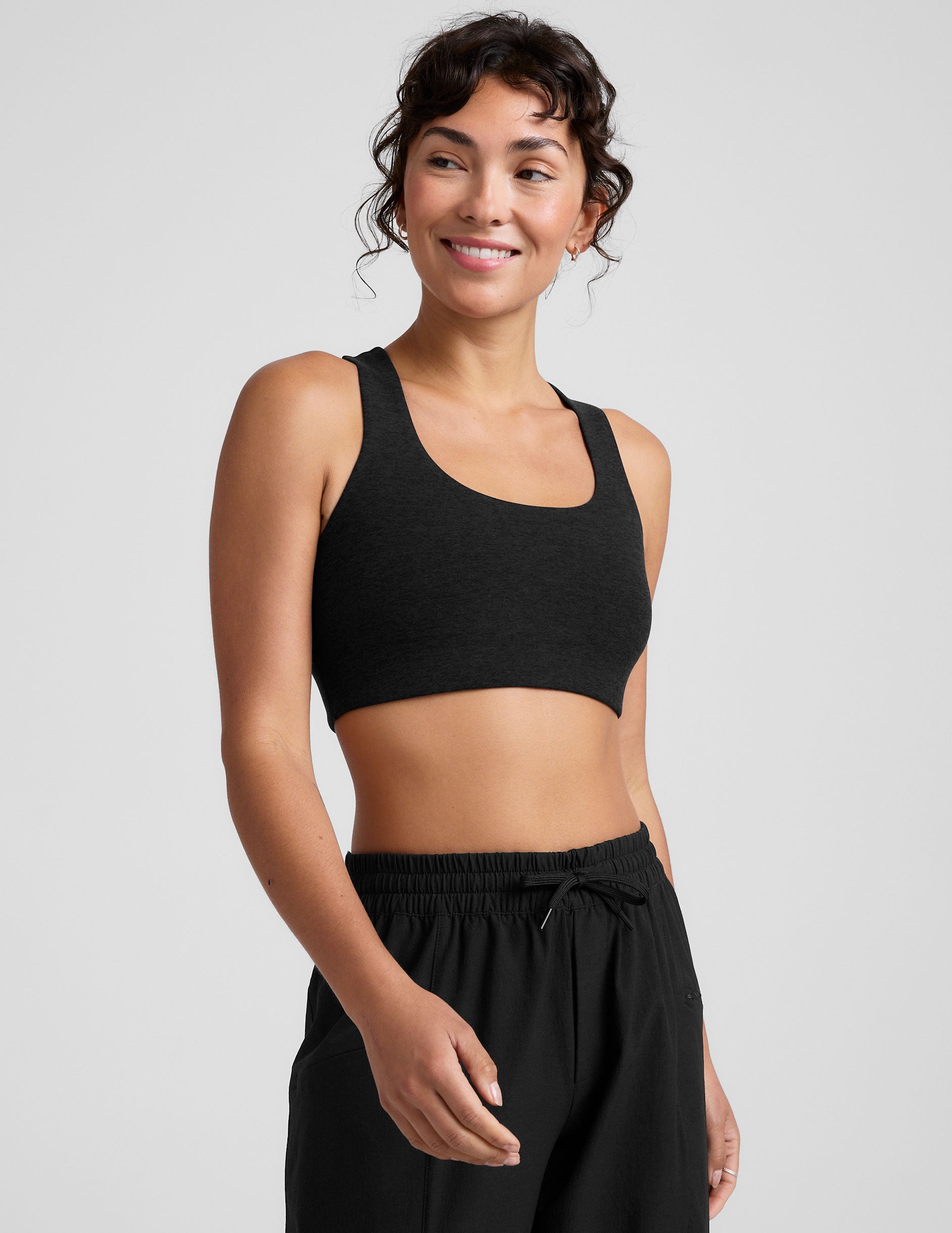 Spacedye™ Simplicity Long Line Bra 2.0 - Darkest Night