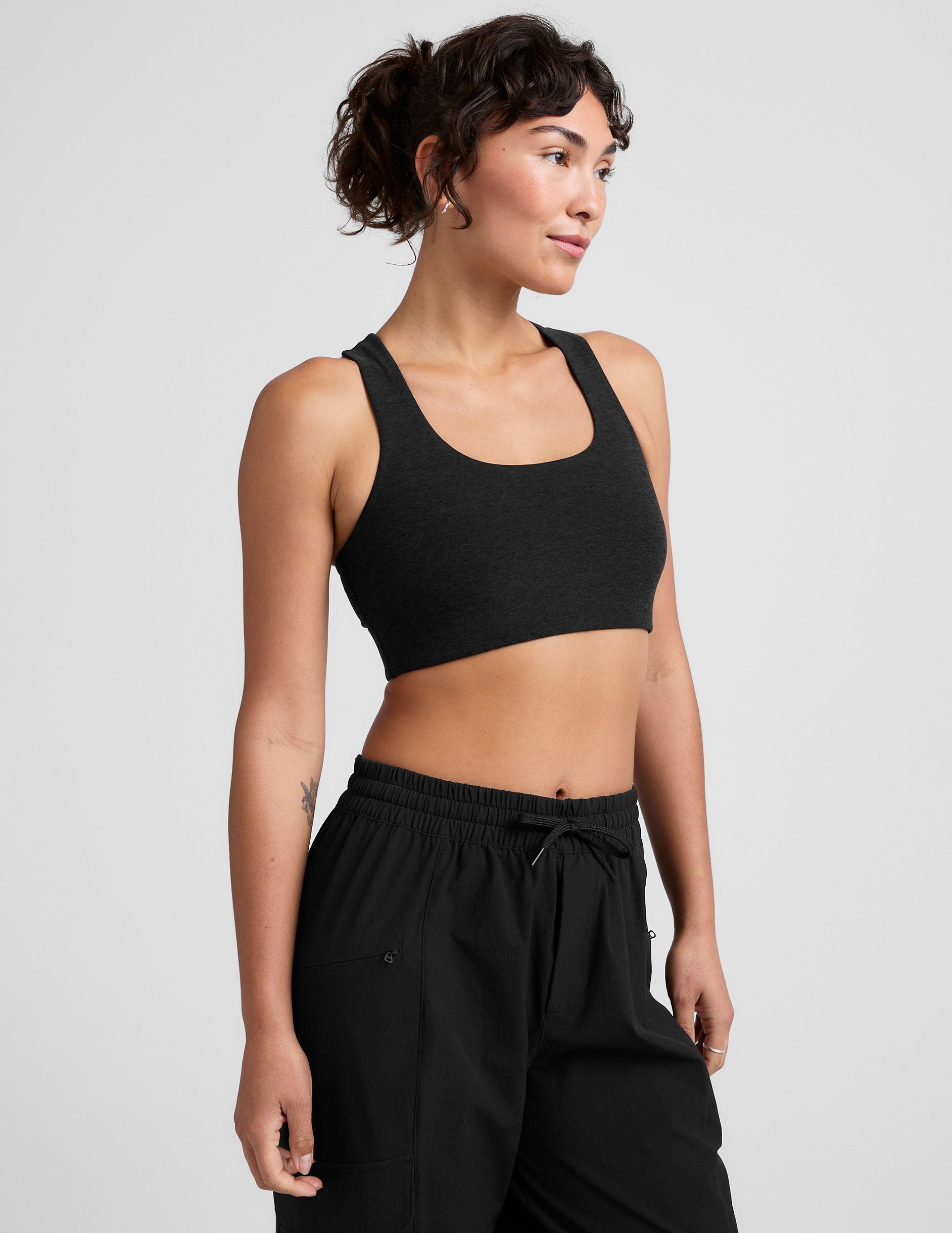 Spacedye™ Simplicity Long Line Bra 2.0 - Darkest Night