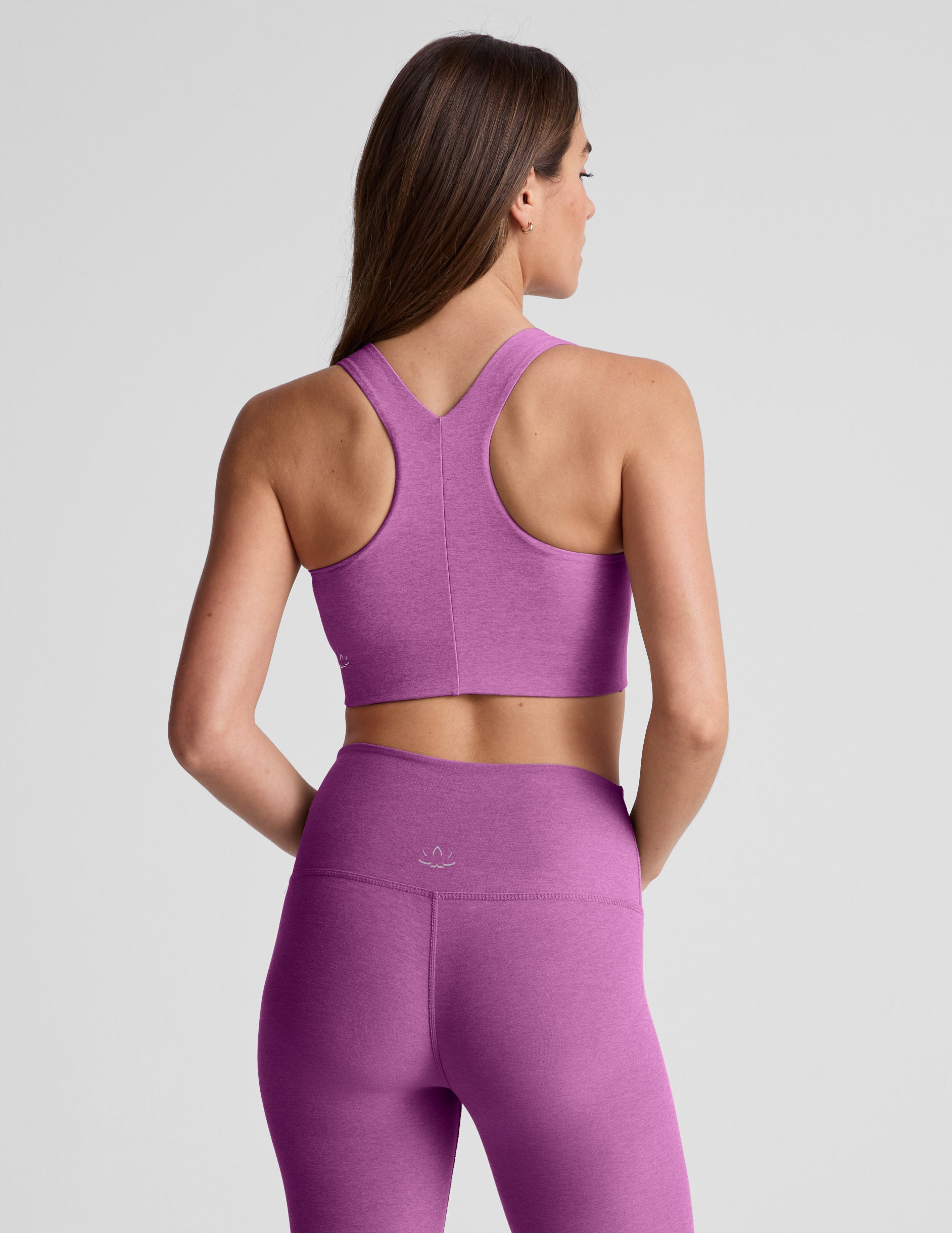Spacedye™ Simplicity Long Line Bra 2.0 - Fun Fuchsia Heather