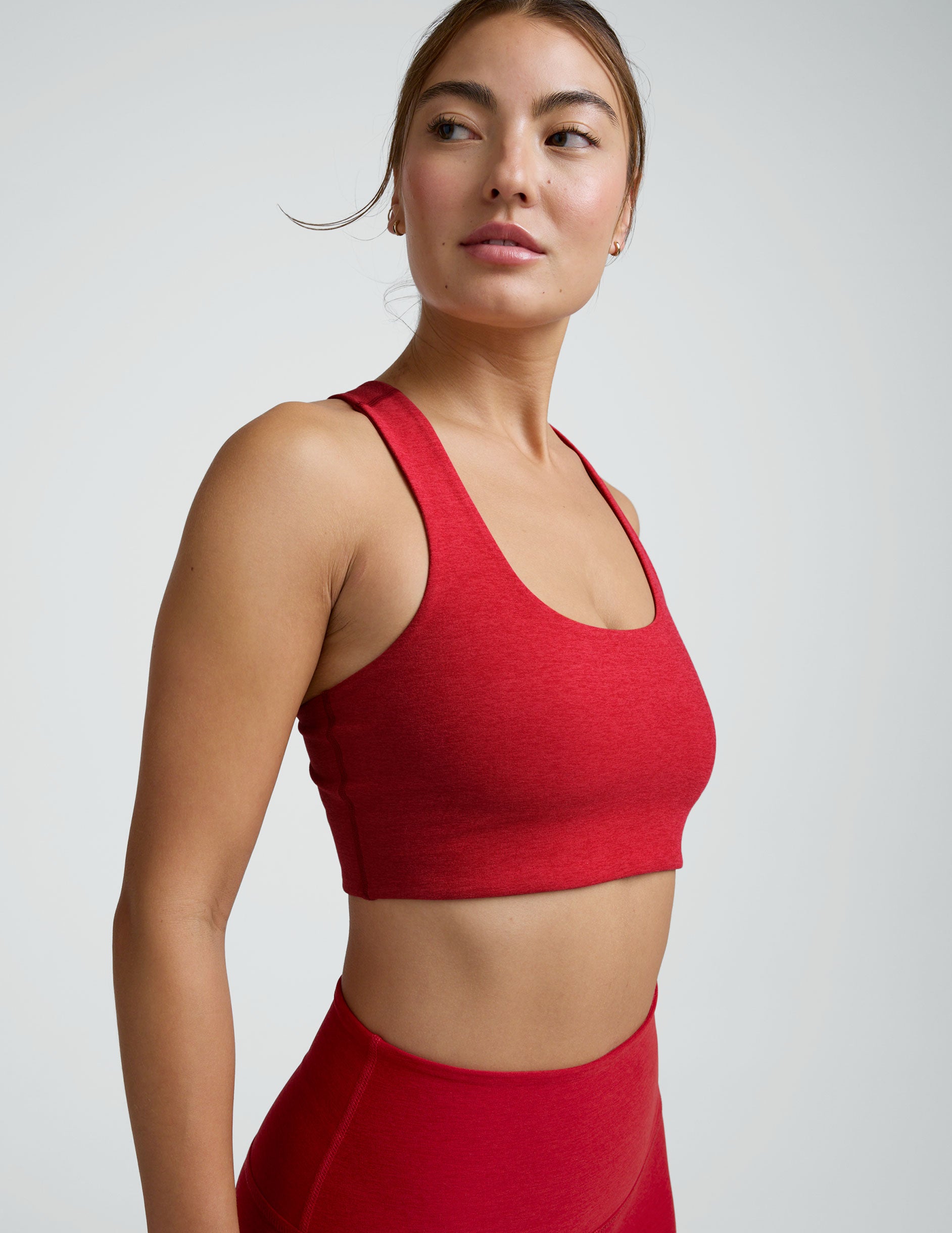 Spacedye™ Simplicity Long Line Bra 2.0 - Holly Red Heather