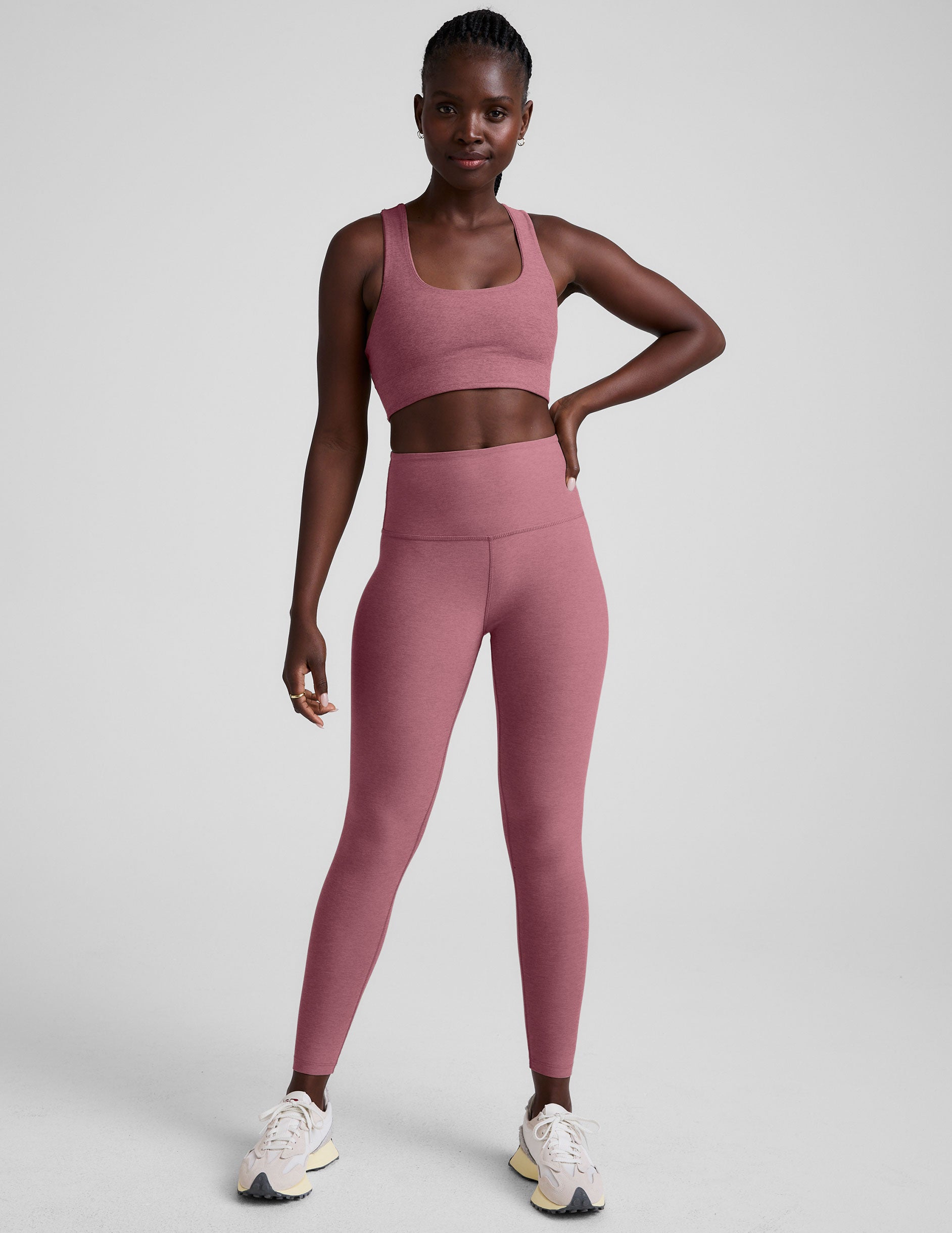 Spacedye™ Simplicity Long Line Bra 2.0 - Orchid Blossom Heather