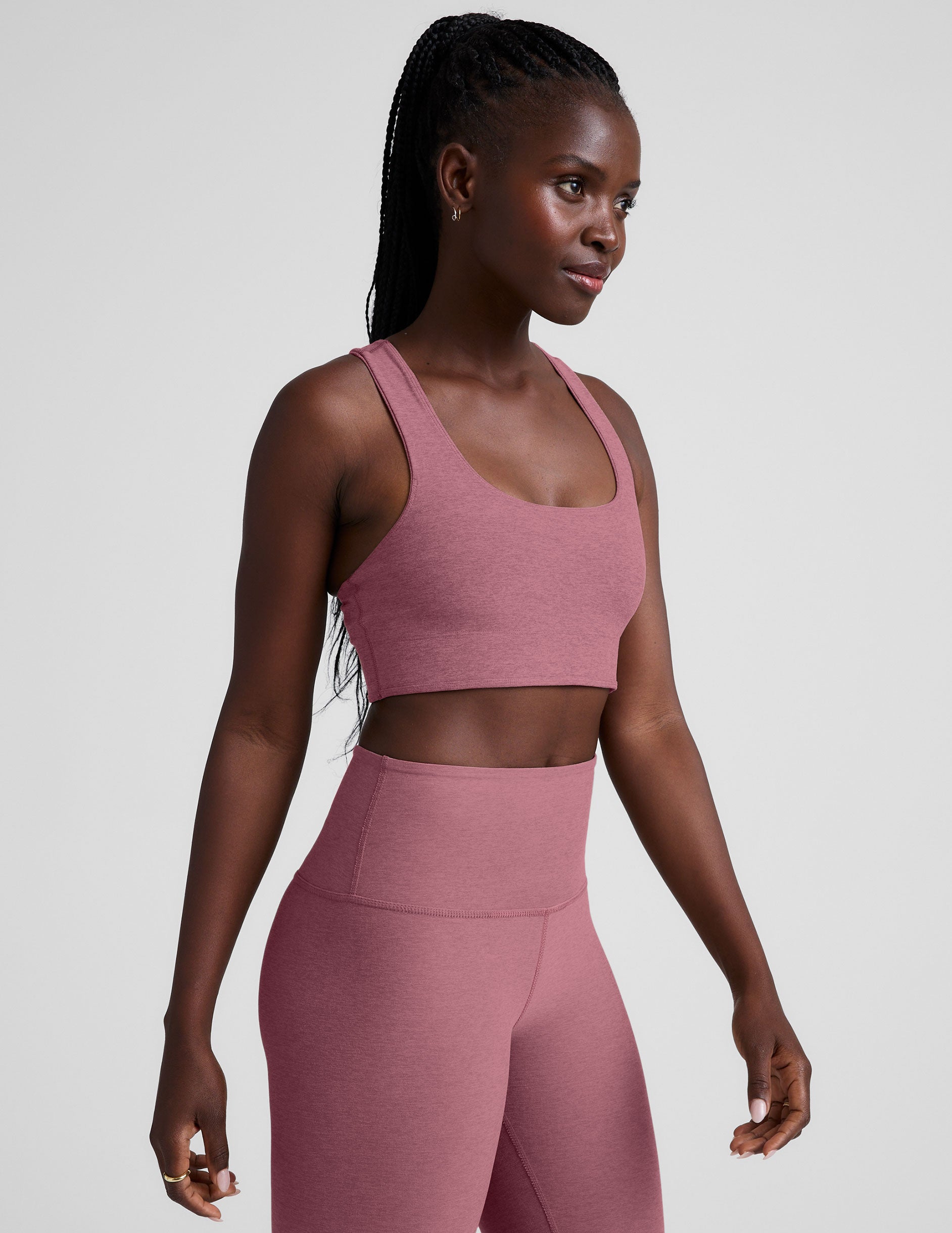 Spacedye™ Simplicity Long Line Bra 2.0 - Orchid Blossom Heather