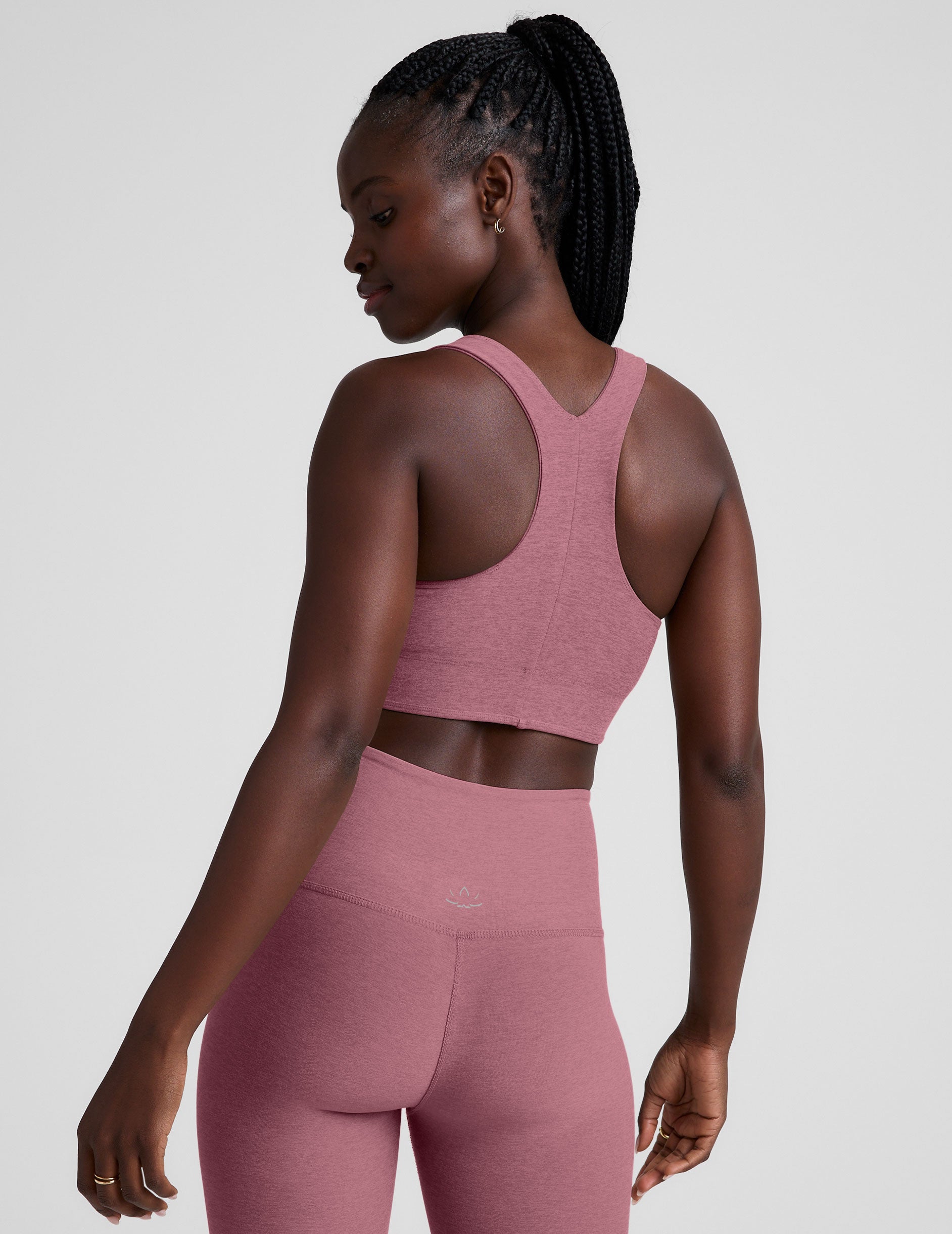 Spacedye™ Simplicity Long Line Bra 2.0 - Orchid Blossom Heather