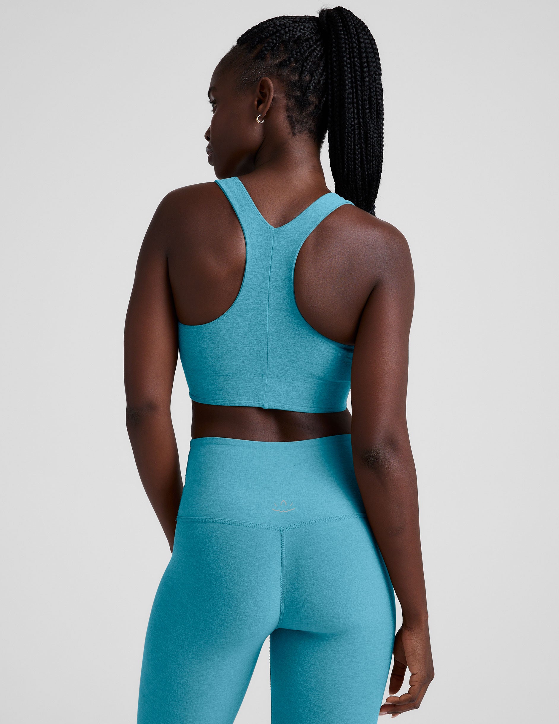 Spacedye™ Simplicity Long Line Bra 2.0 - Surfer Blue Heather