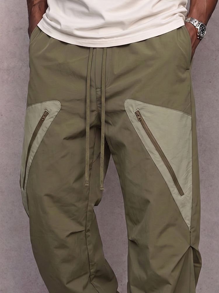 Utility Straight Fit Cargo Pants - Green