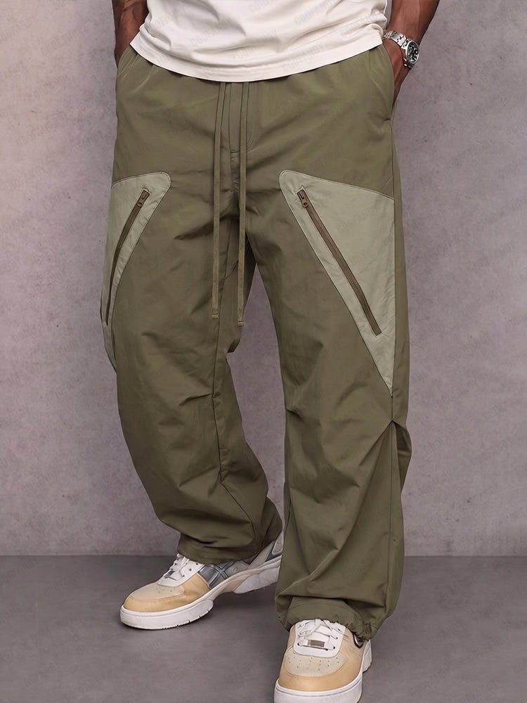 Utility Straight Fit Cargo Pants - Green