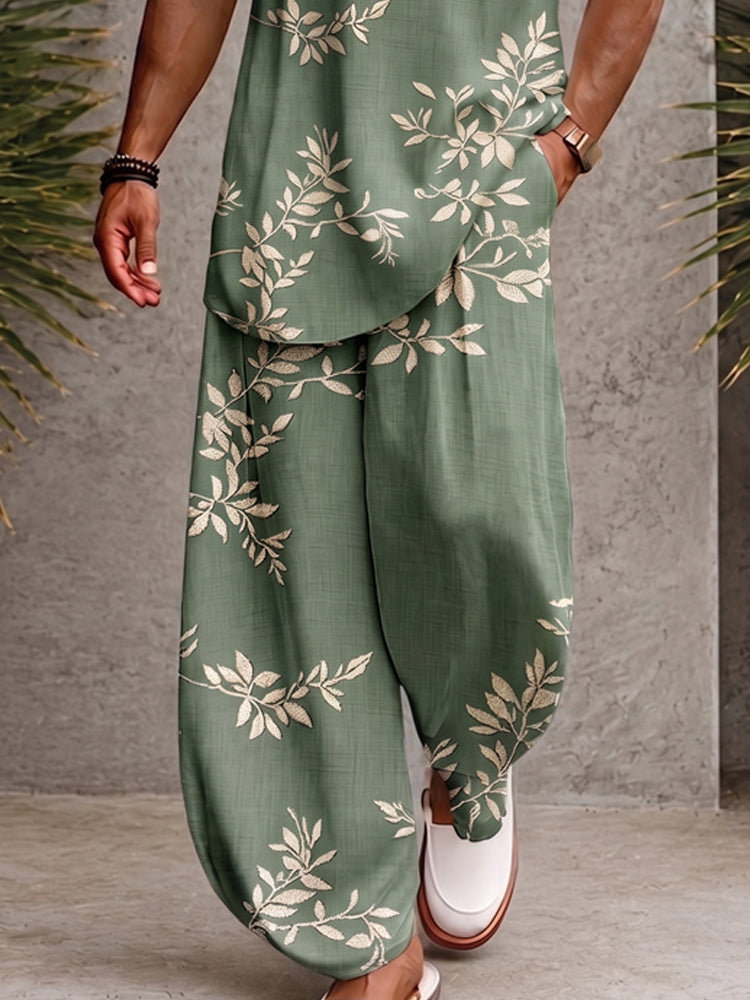 Stylish Comfort Printed Loose Fit Matching Set - PAT1