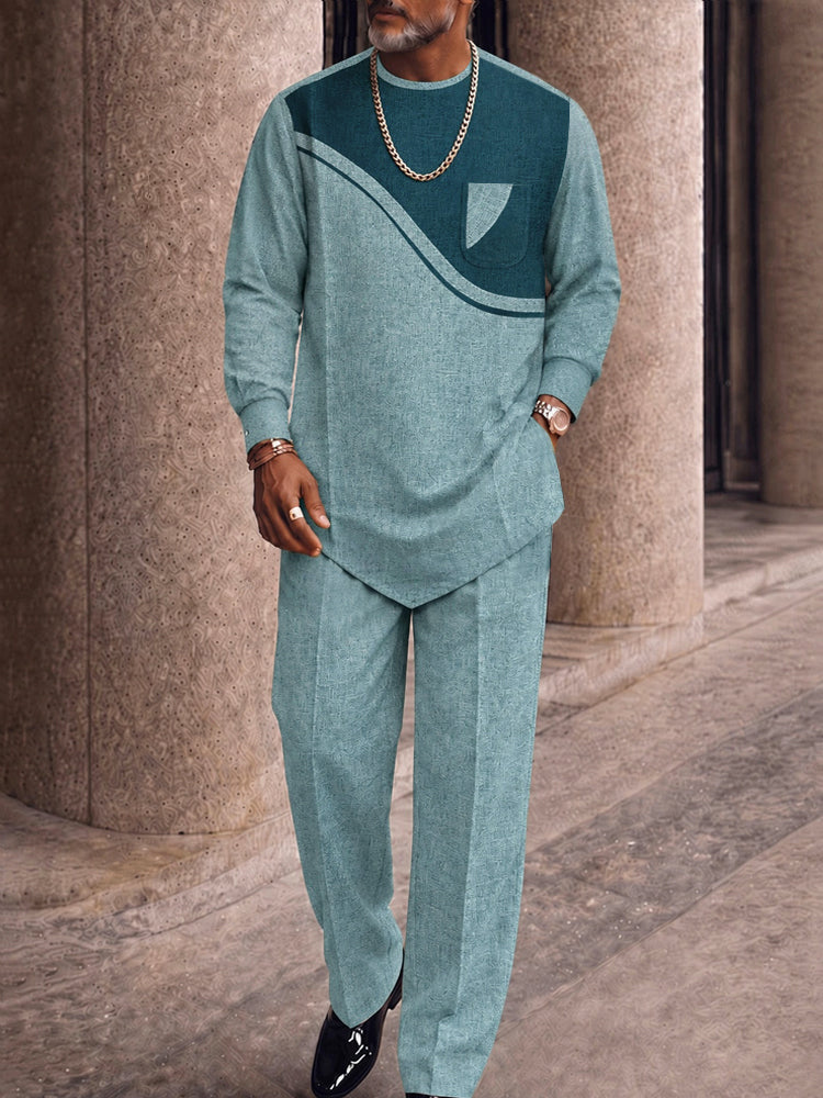Fashion Designer Contrast Color Matching Set - Teal
