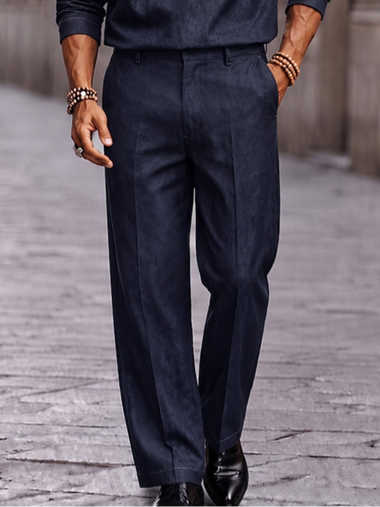 Rugged Denim-Look 100% Cotton Matching Set - Blue